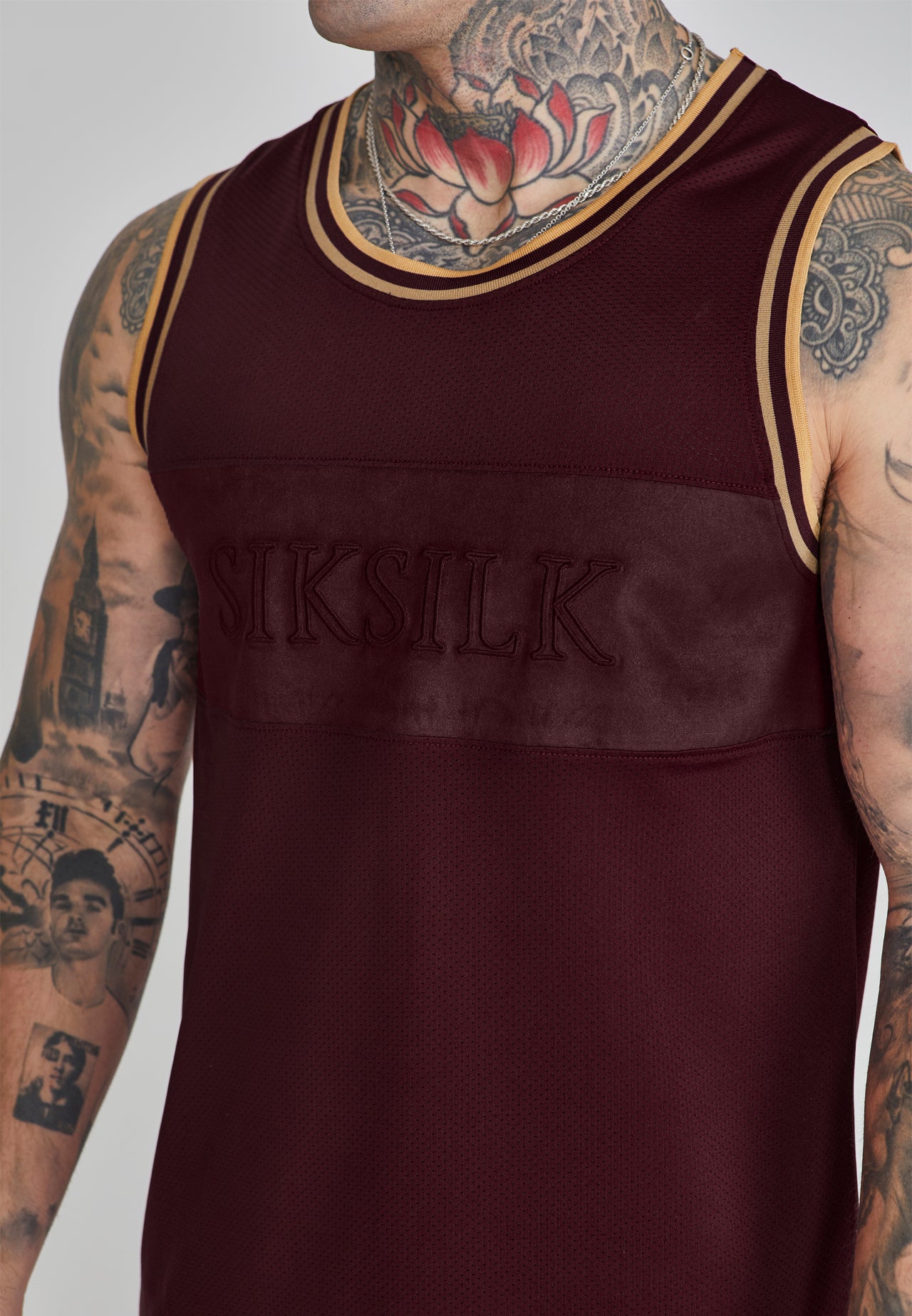 Burgundy Basketball Vest (2)