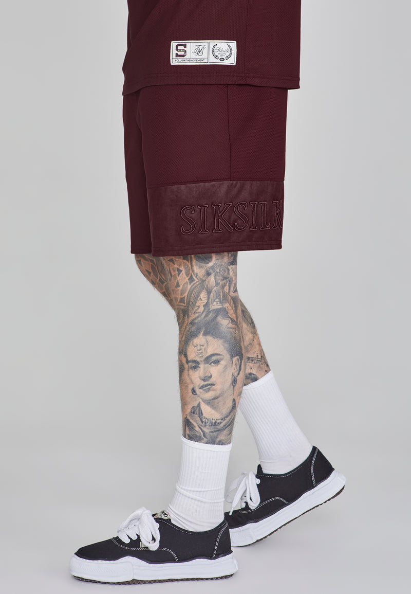 Burgundy Dynamic Shorts