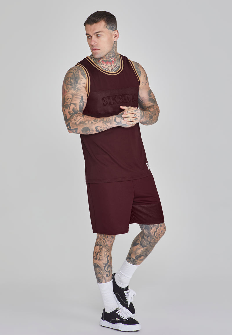 Burgundy Dynamic Shorts (1)
