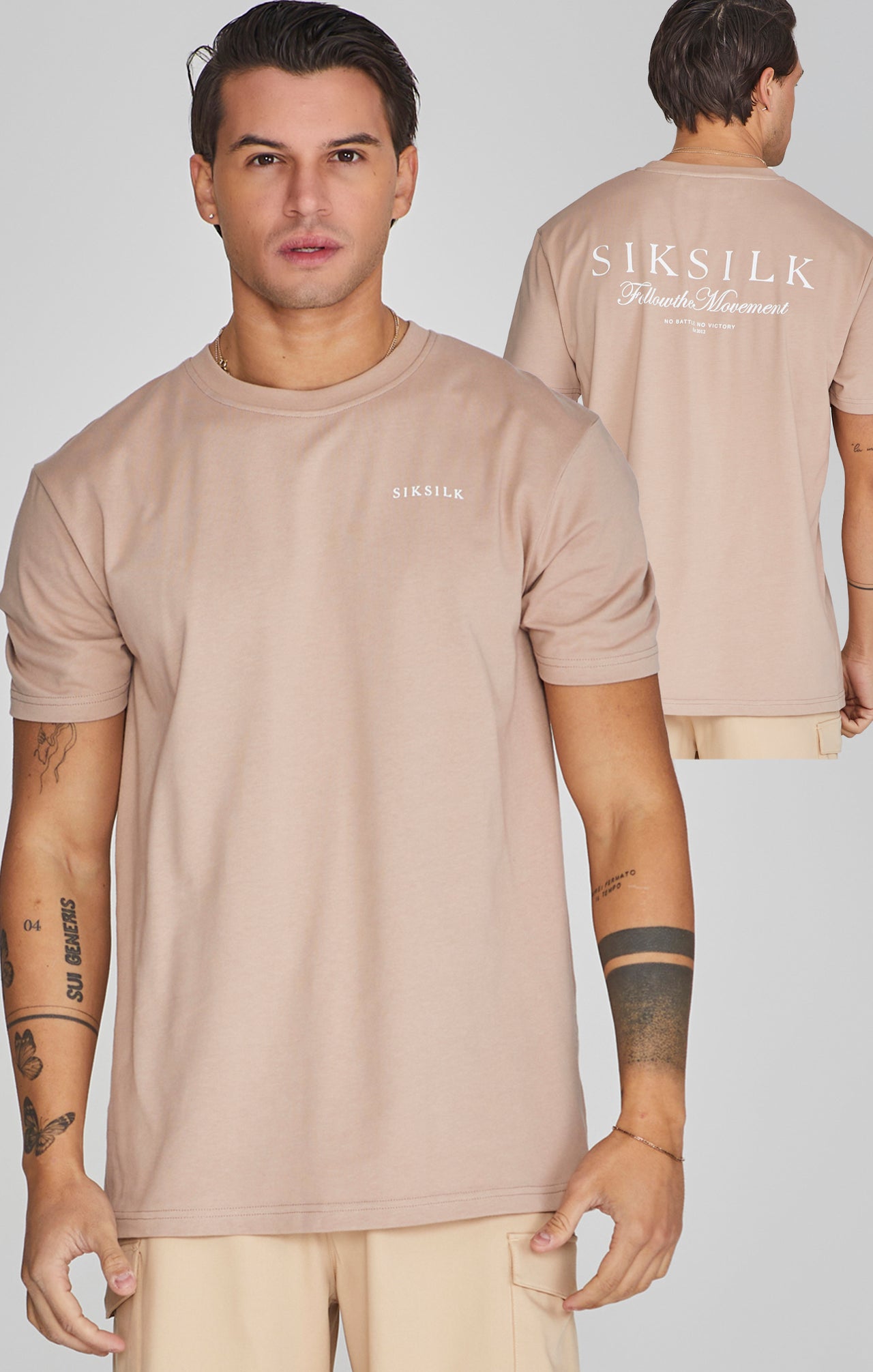 Beige Graphic T-Shirt