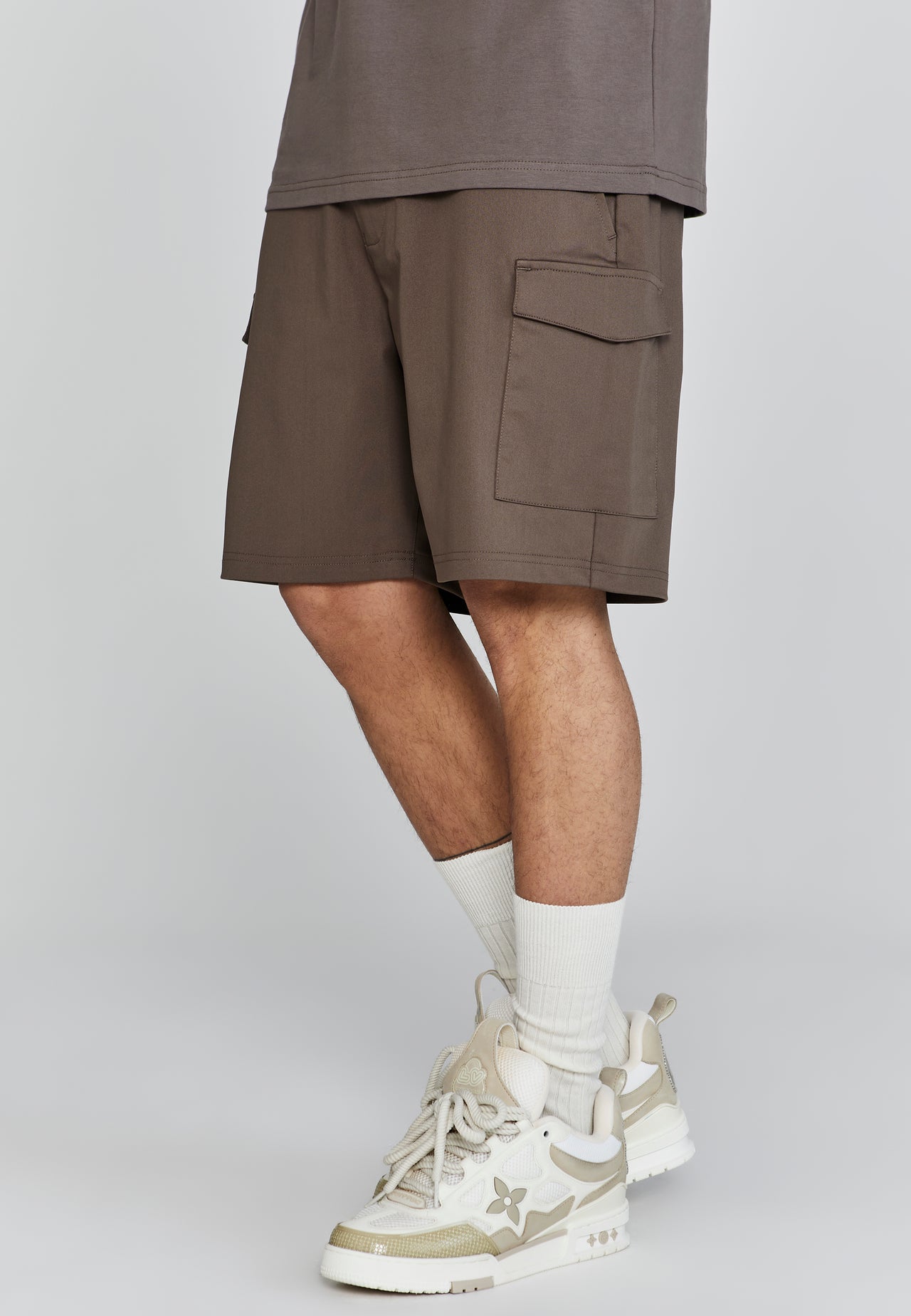 Brown Cargo Shorts