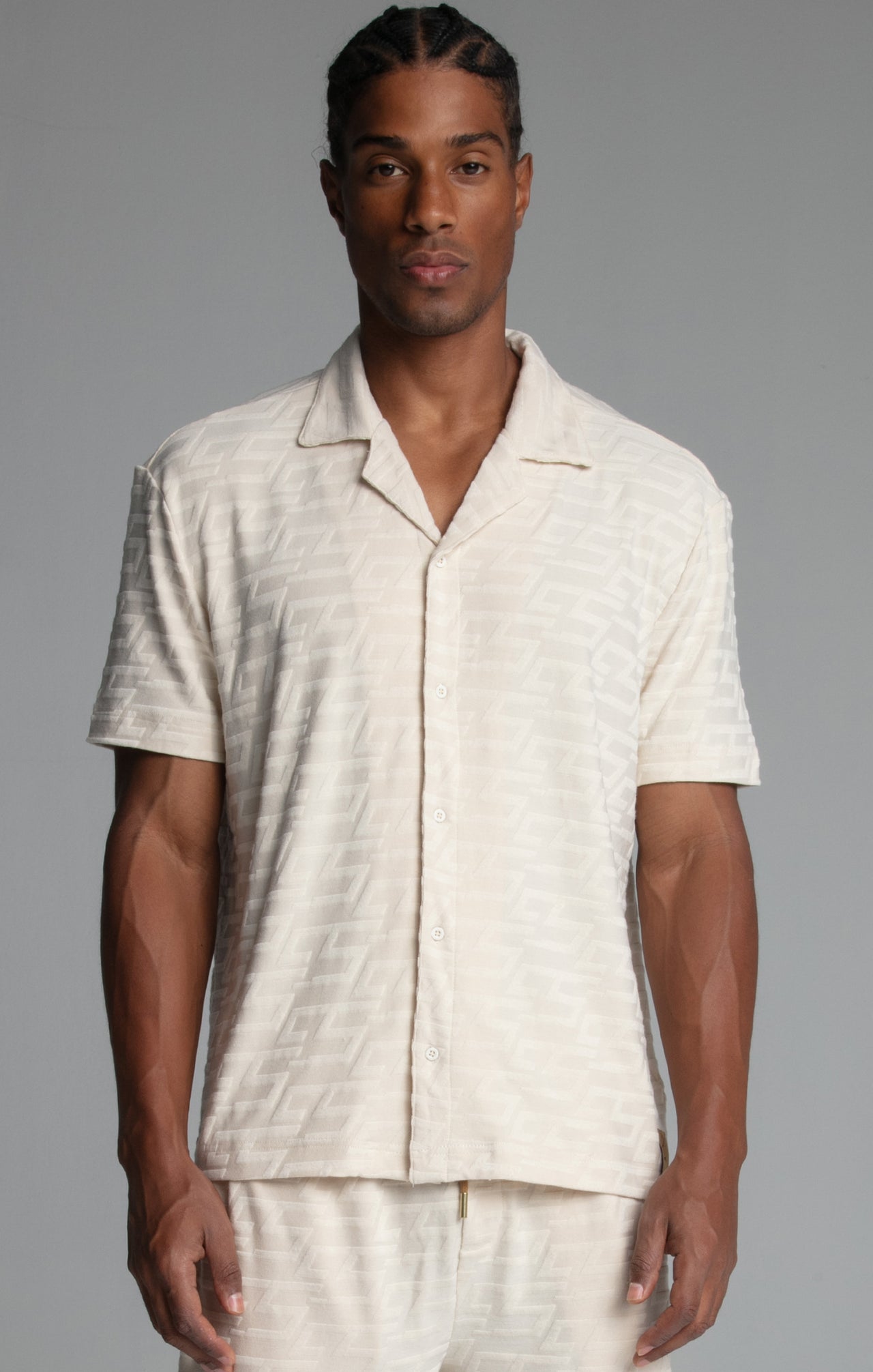 Ecru Towelling Shirt