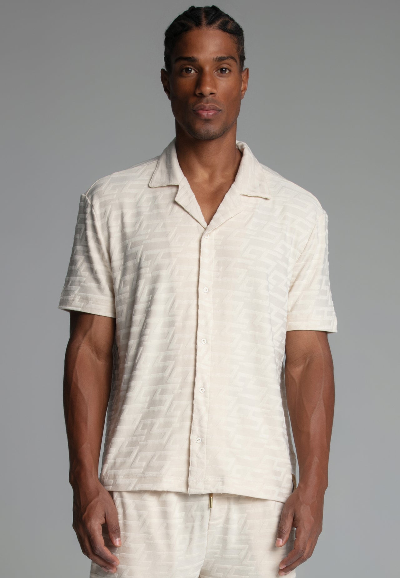 Ecru Towelling Shirt