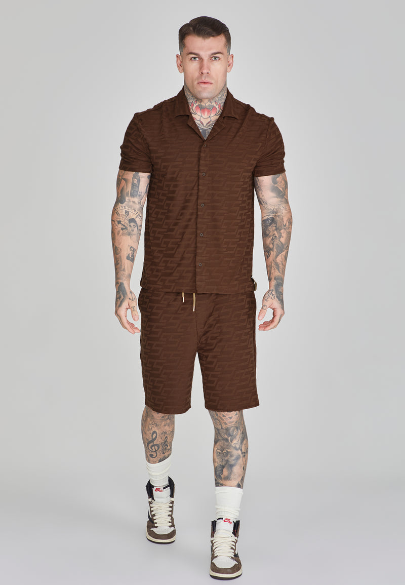 Brown Towelling Shirt (1)