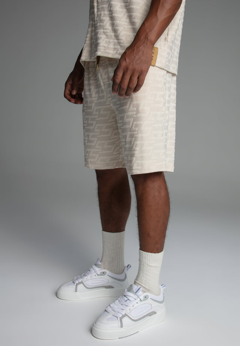 Ecru Towelling Shorts