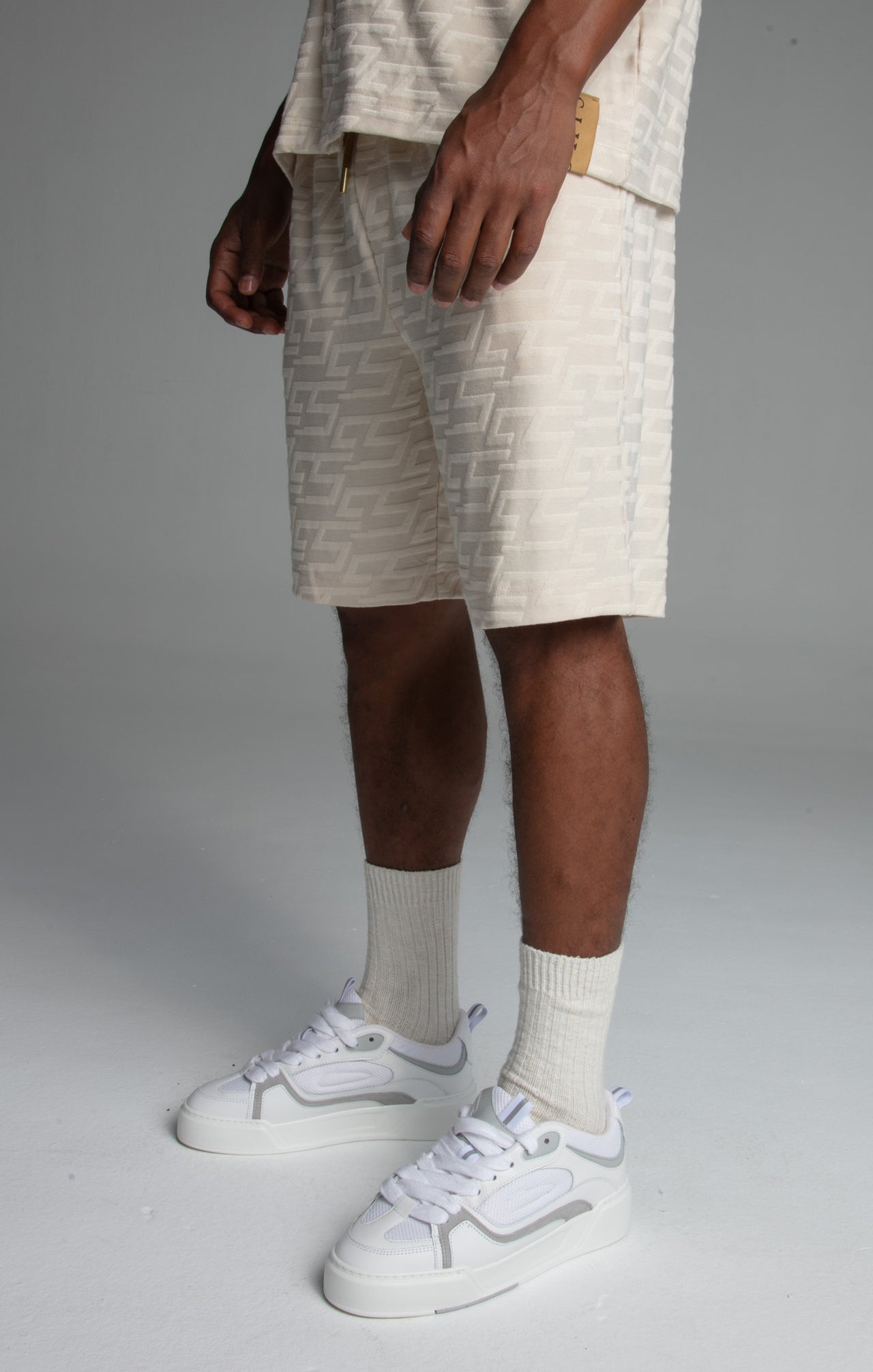 Ecru Towelling Shorts