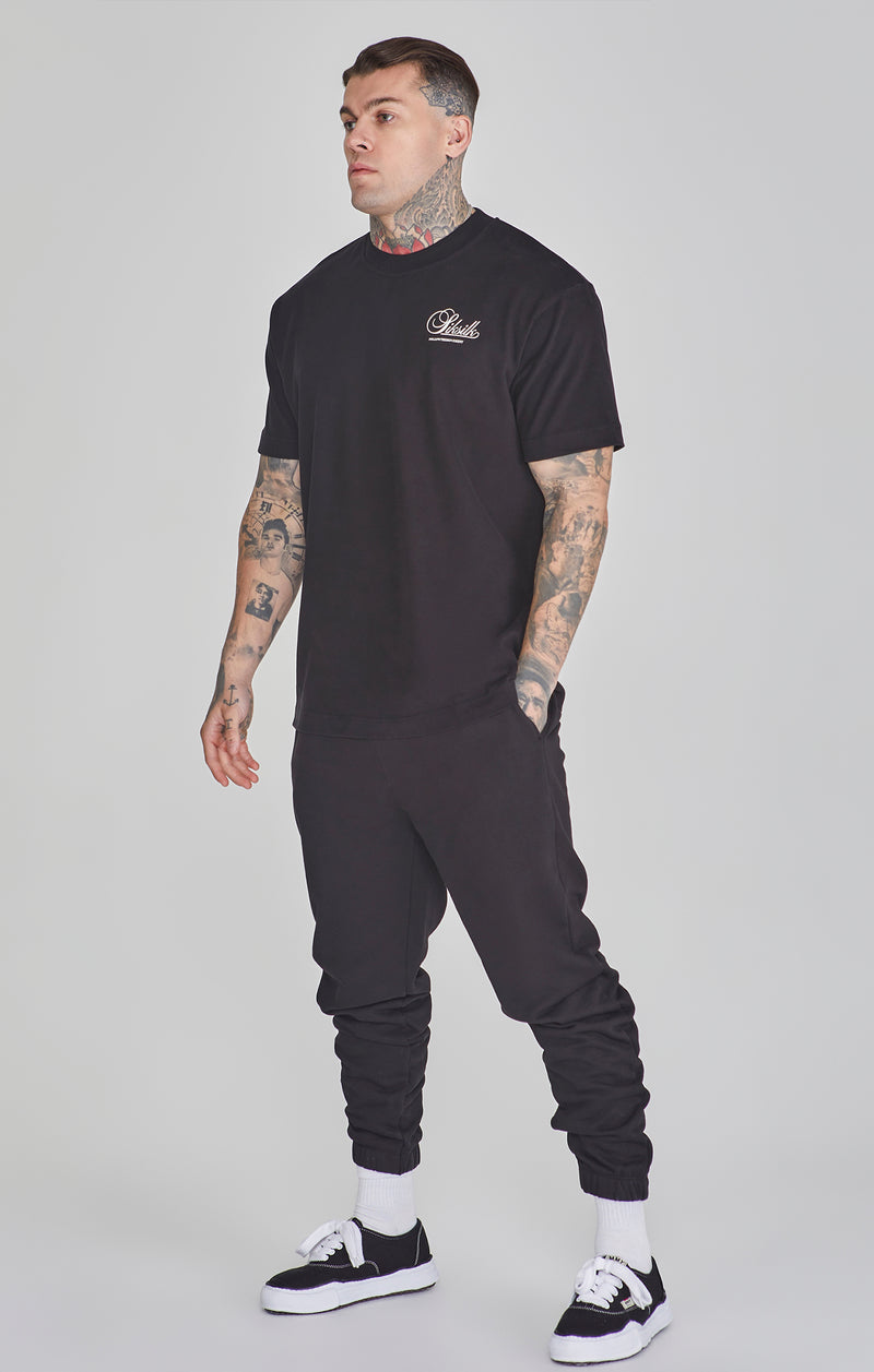 Black Relaxed Fit Joggers (1)