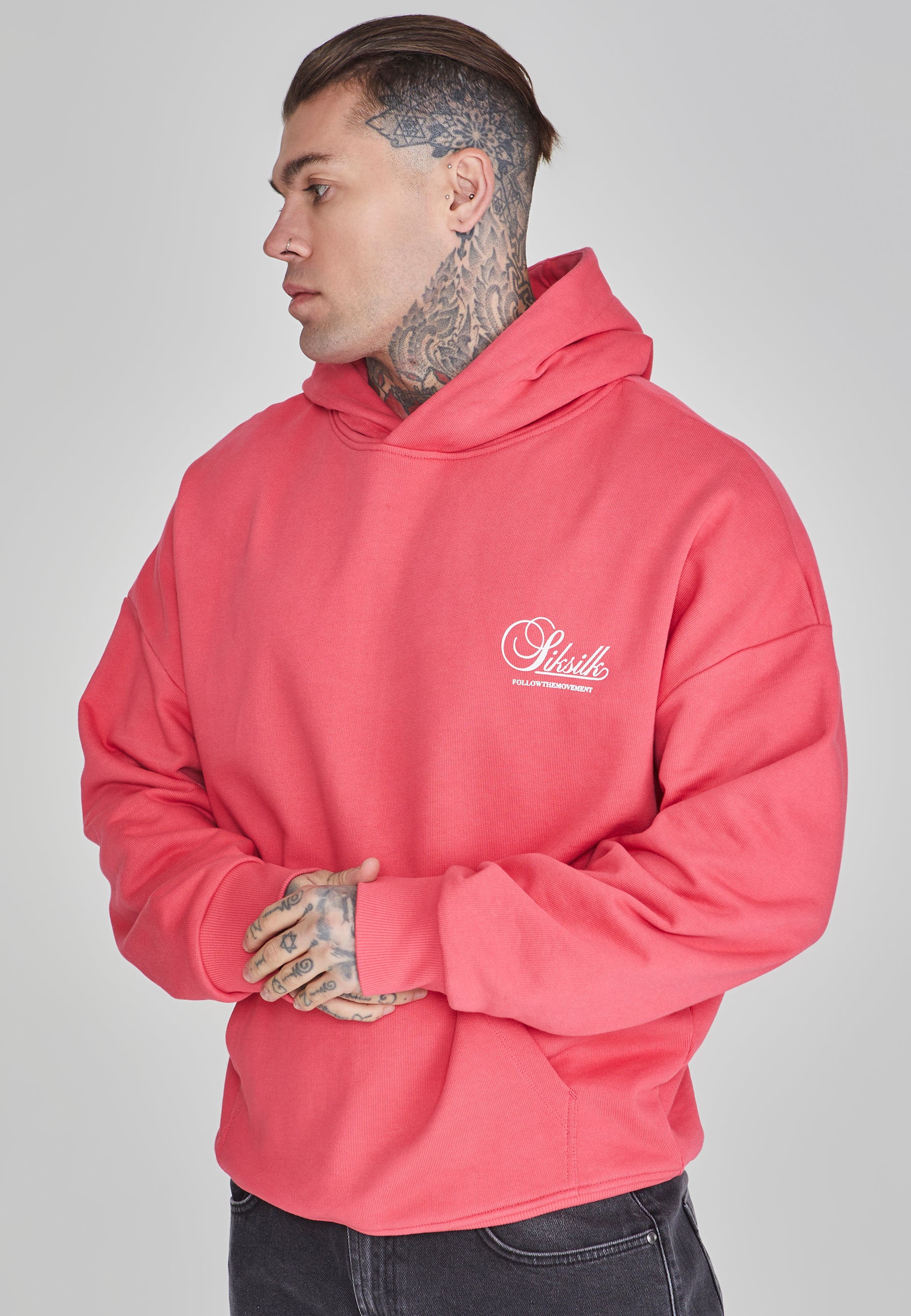 Mens Clothing Siksilk Rose T Shirt Graphic Hoodie Magliette