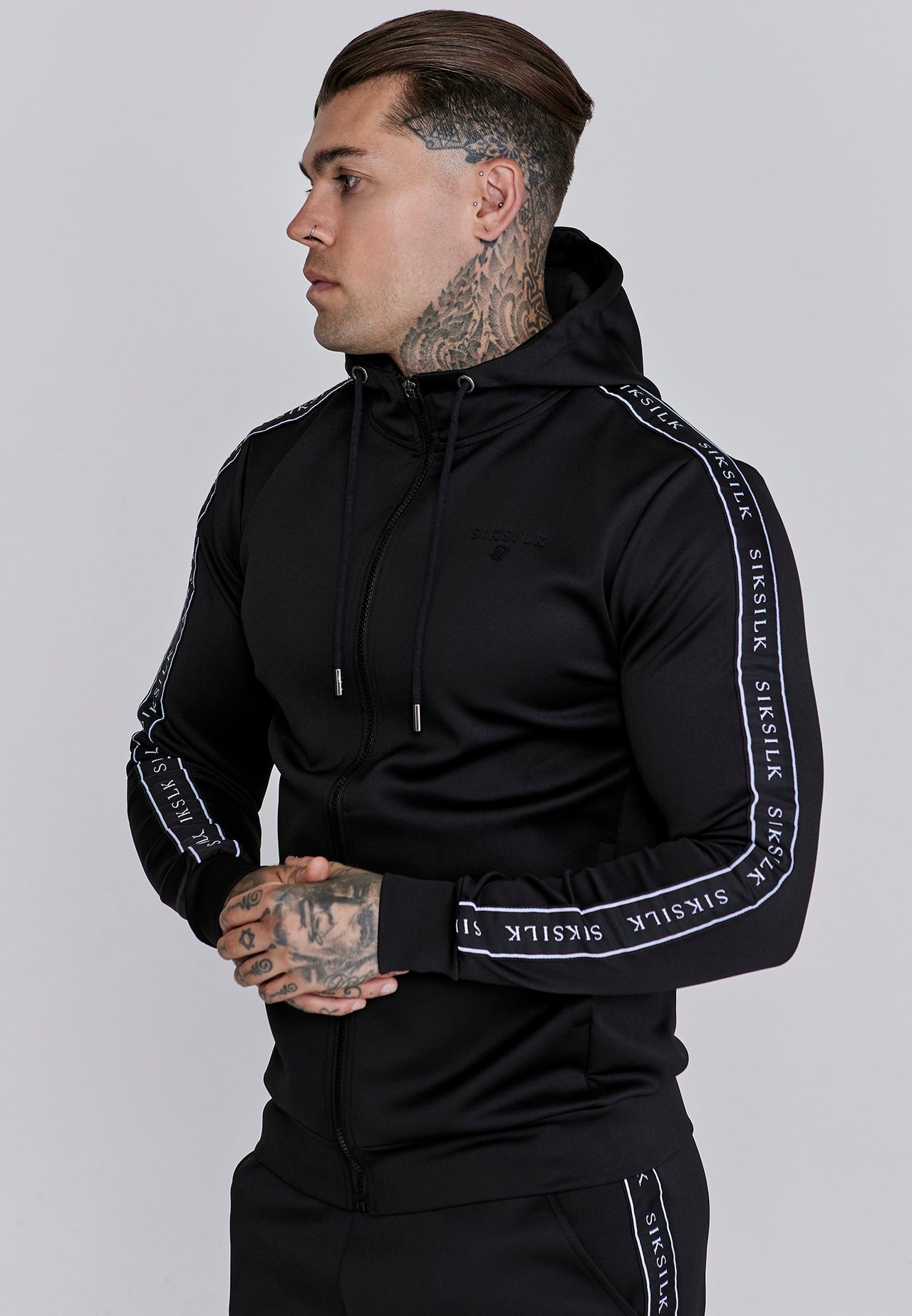 Trapstar Chandal Original SIKSILK Sudadera Black/negro Siksilk