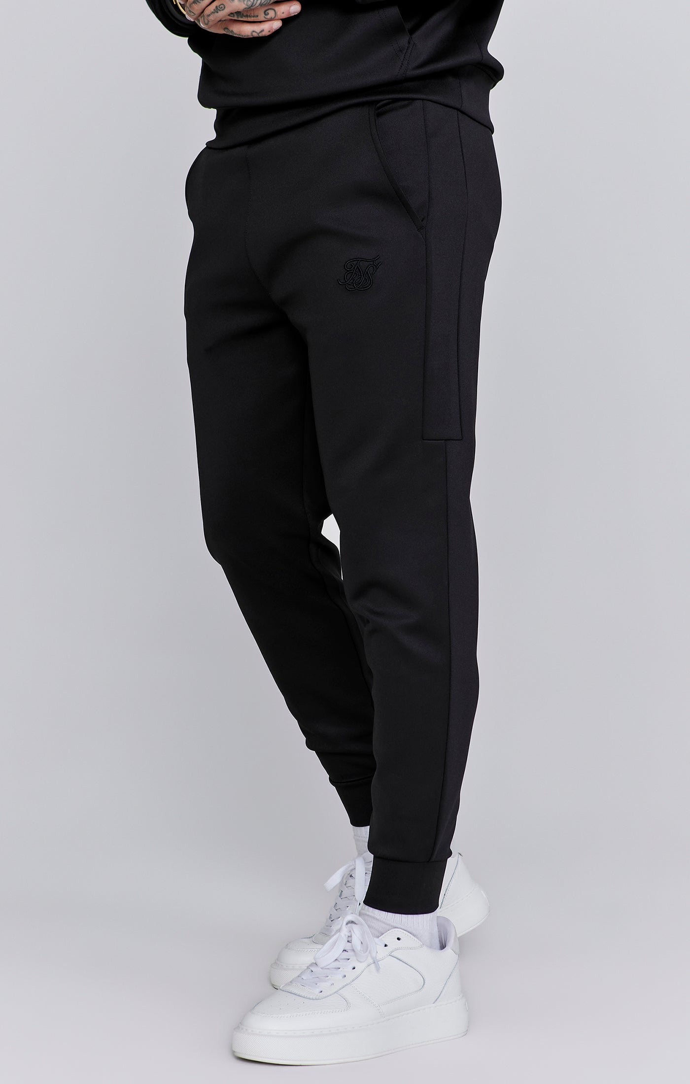 Popular siksilk men tracksuit pants and hoodie set