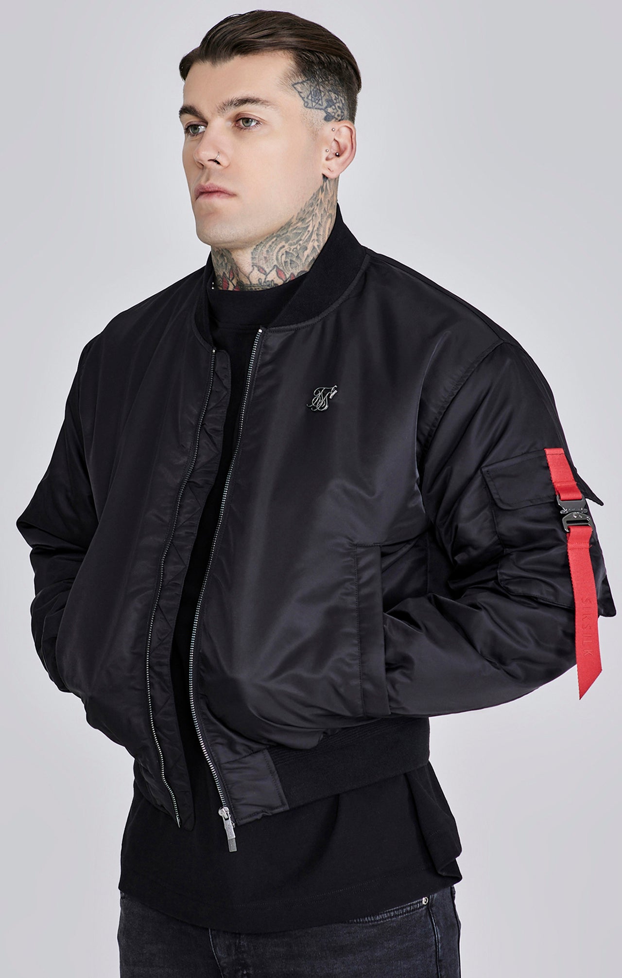 Black Bomber Jacket