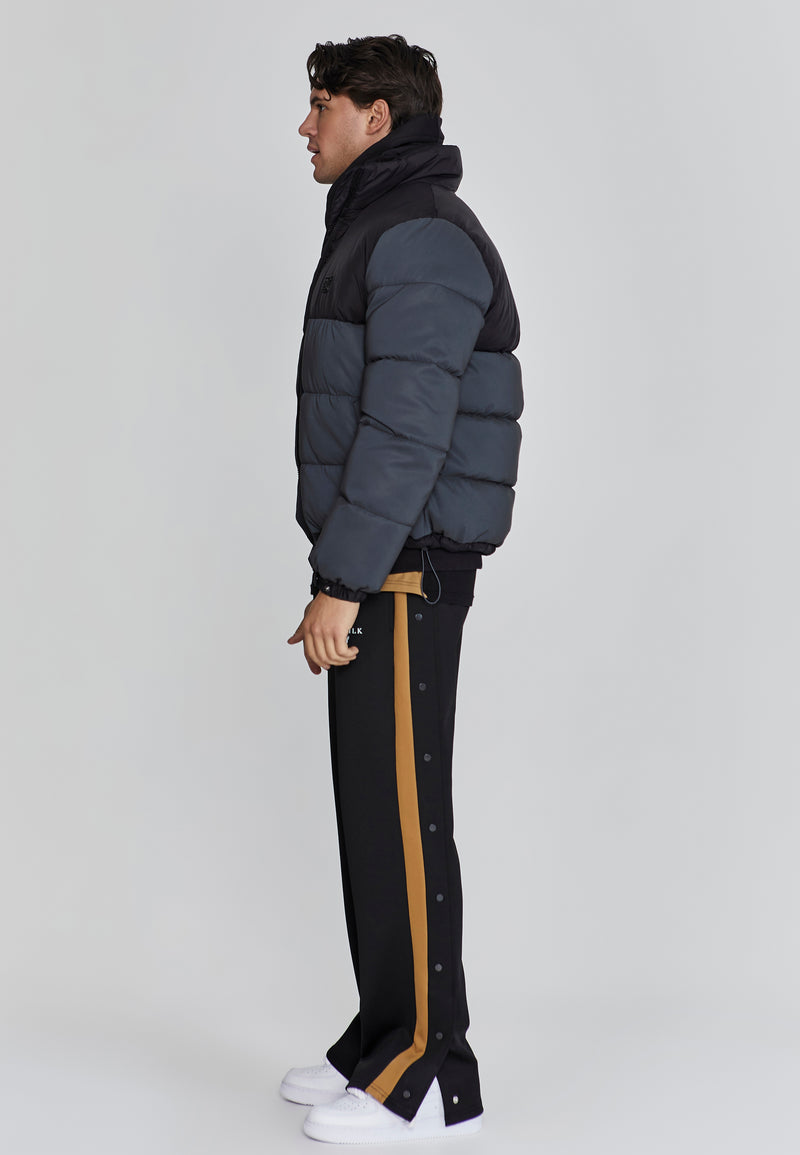 Black Reflective Puffer Jacket (1)