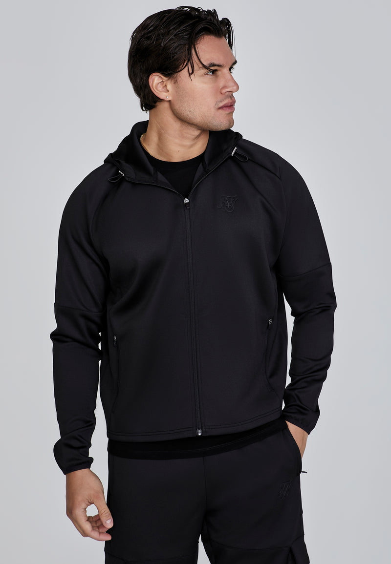Black Full Zip Hoodie (1)