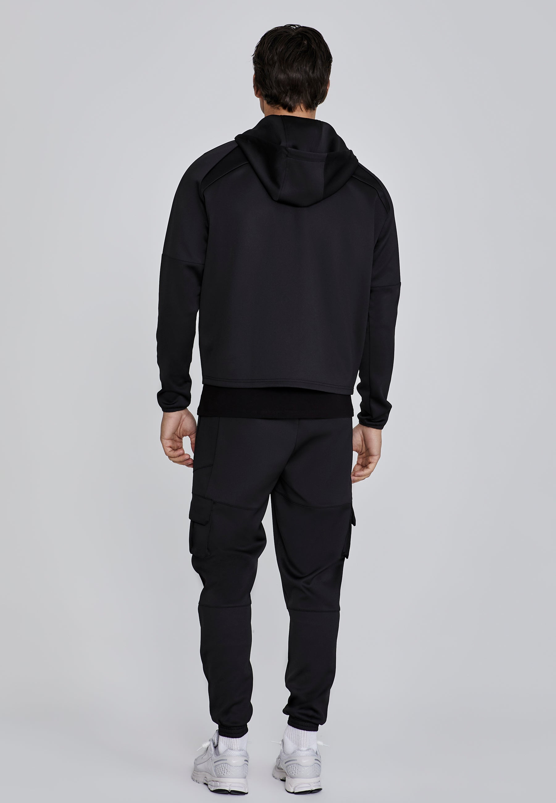 SikSilk Men's Black Full Zip Hoodie | SikSilk US