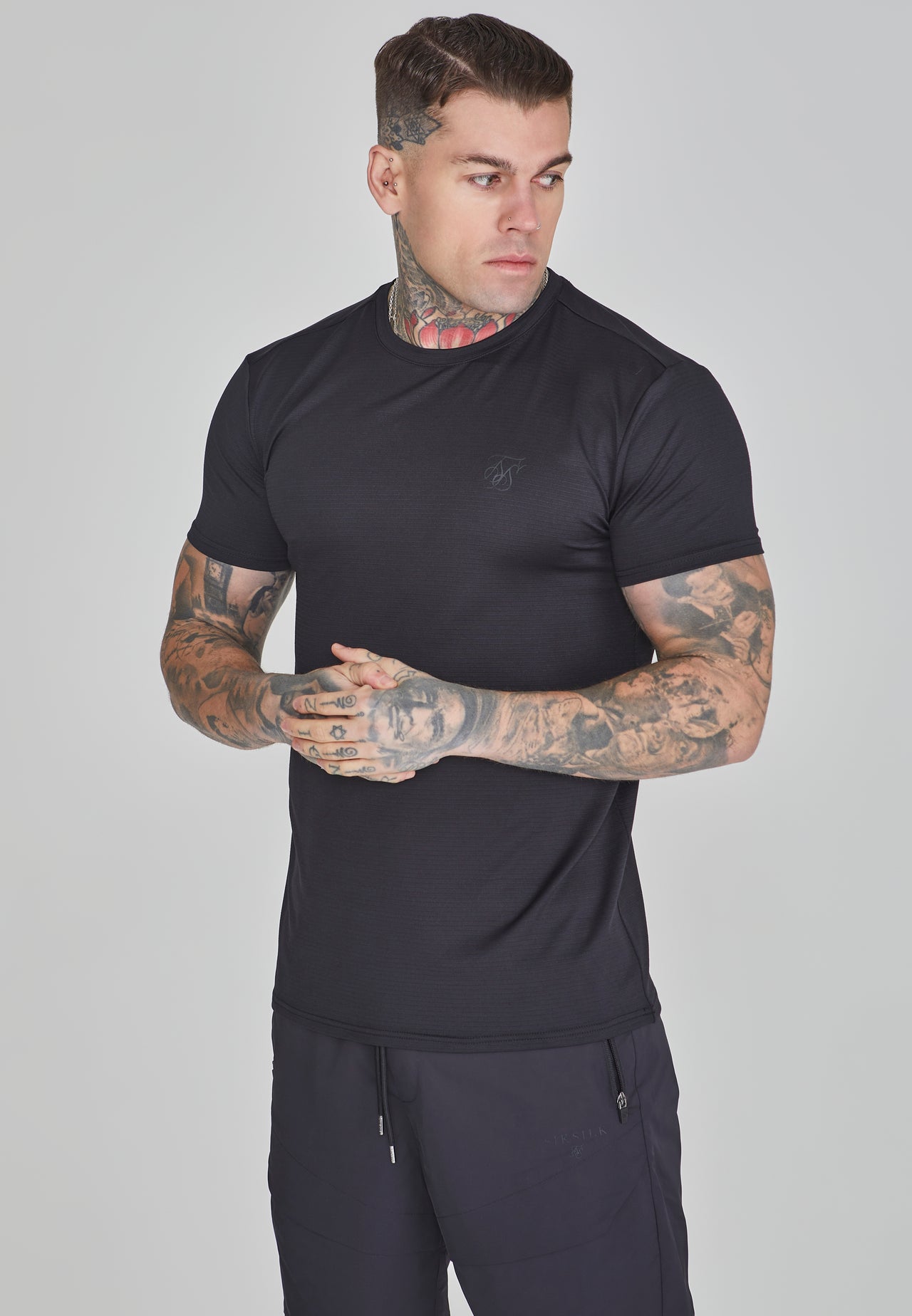 Black Muscle Fit T-Shirt