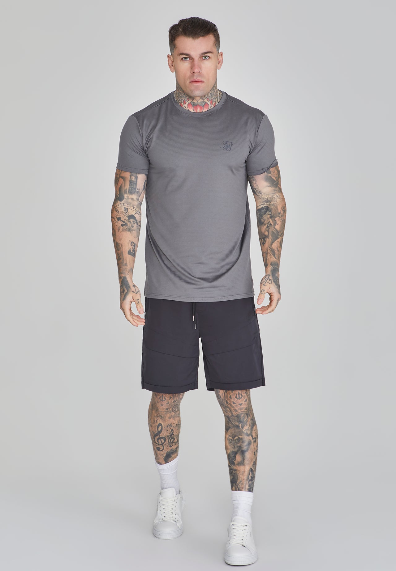 Grey Muscle Fit T-Shirt (1)