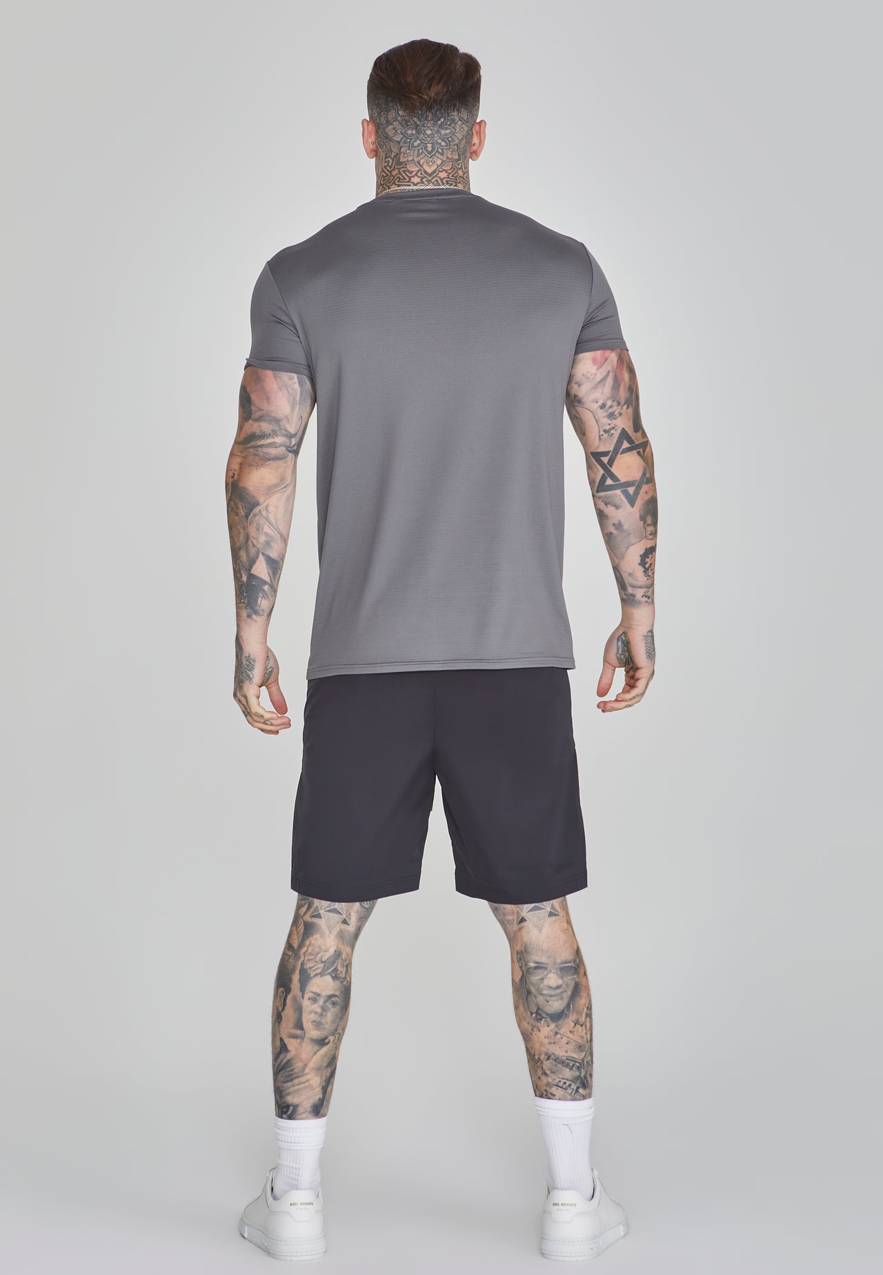 Grey Muscle Fit T-Shirt (4)