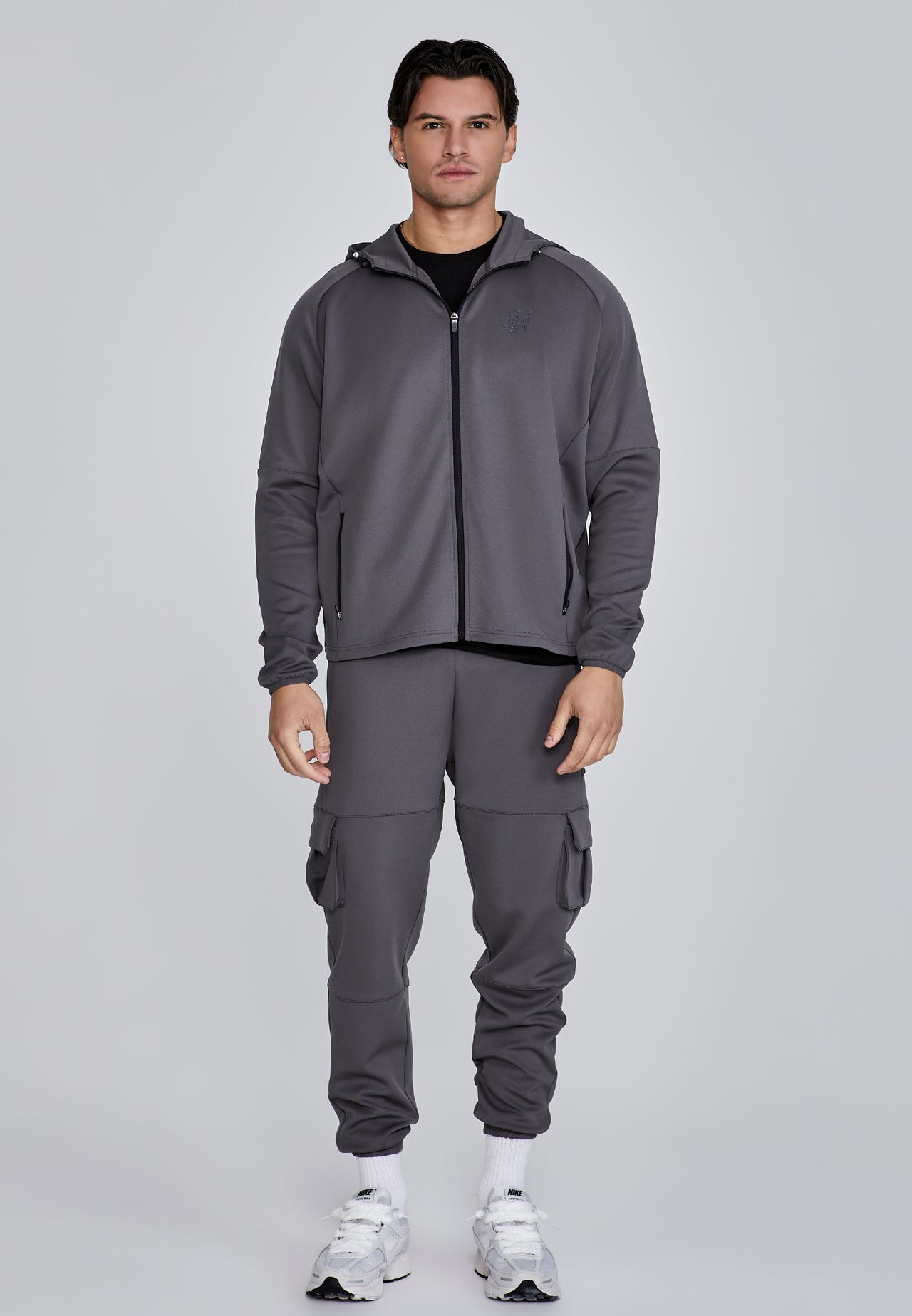 Grey Cargo Joggers (1)