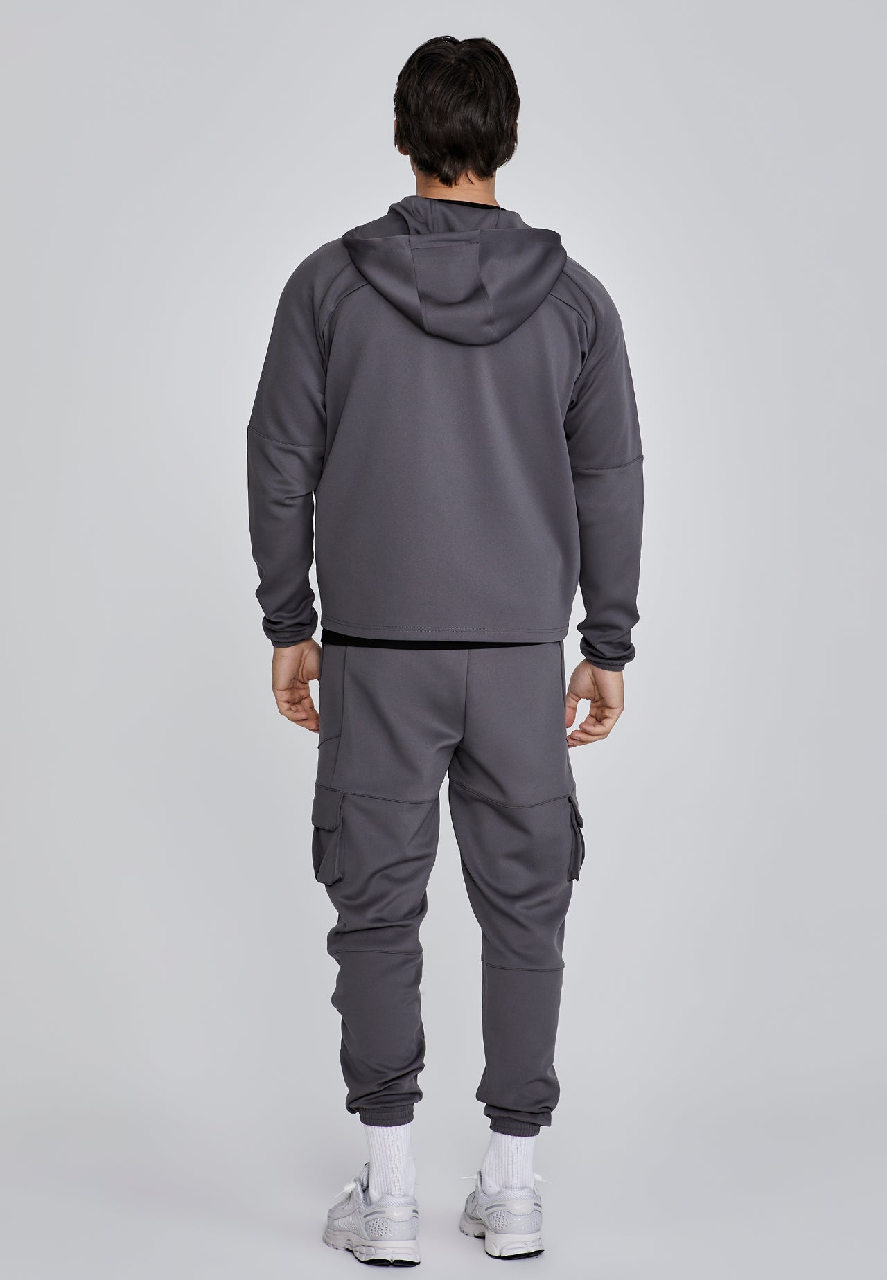 Grey Cargo Joggers (4)