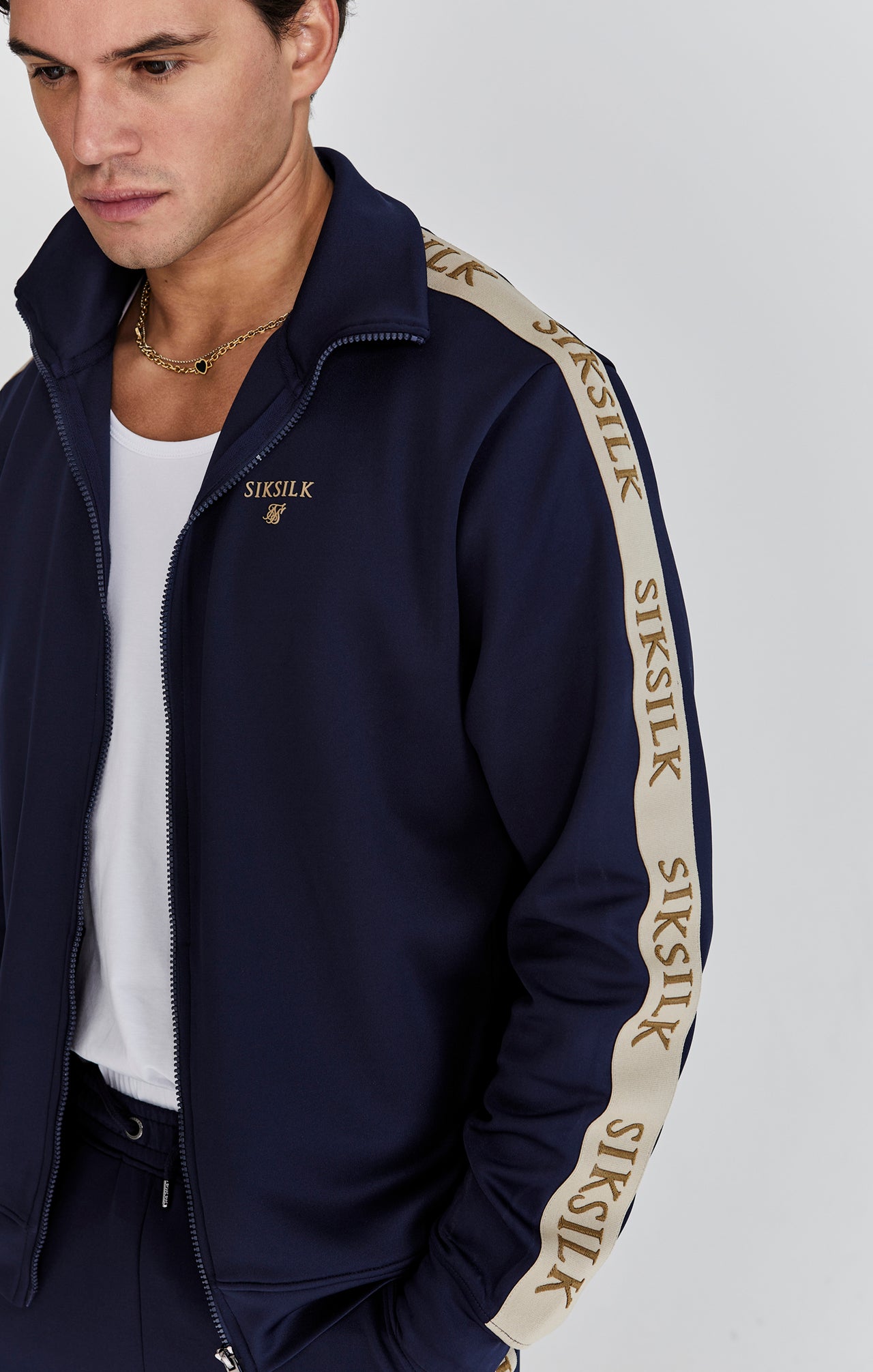 Navy Track Top (2)