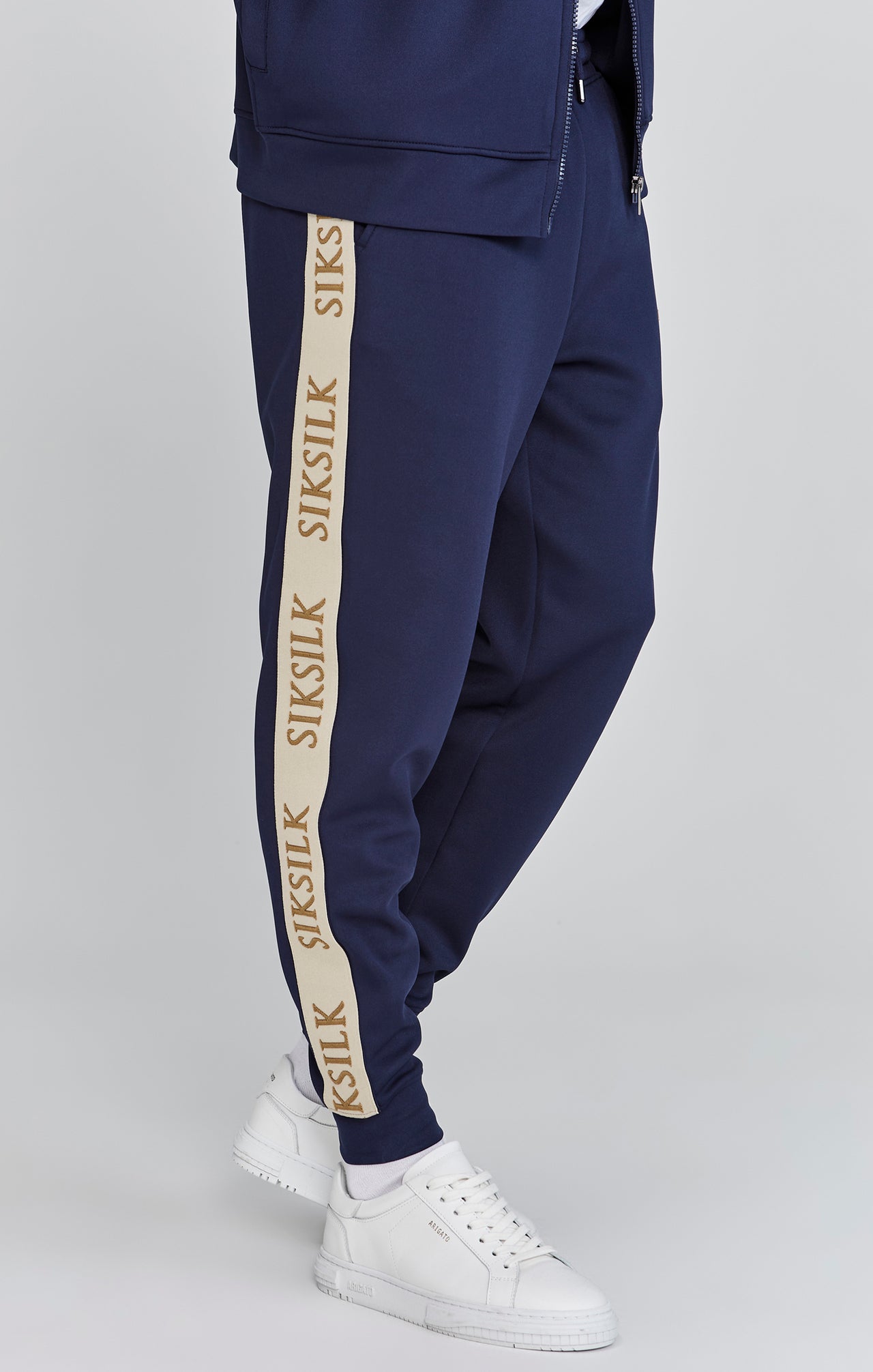 Navy Muscle Fit Joggers (2)