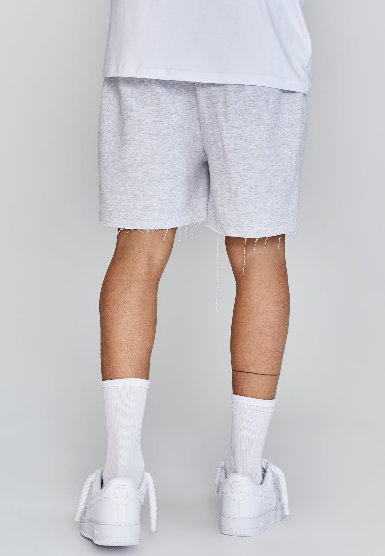 Grey Marl Shorts (2)