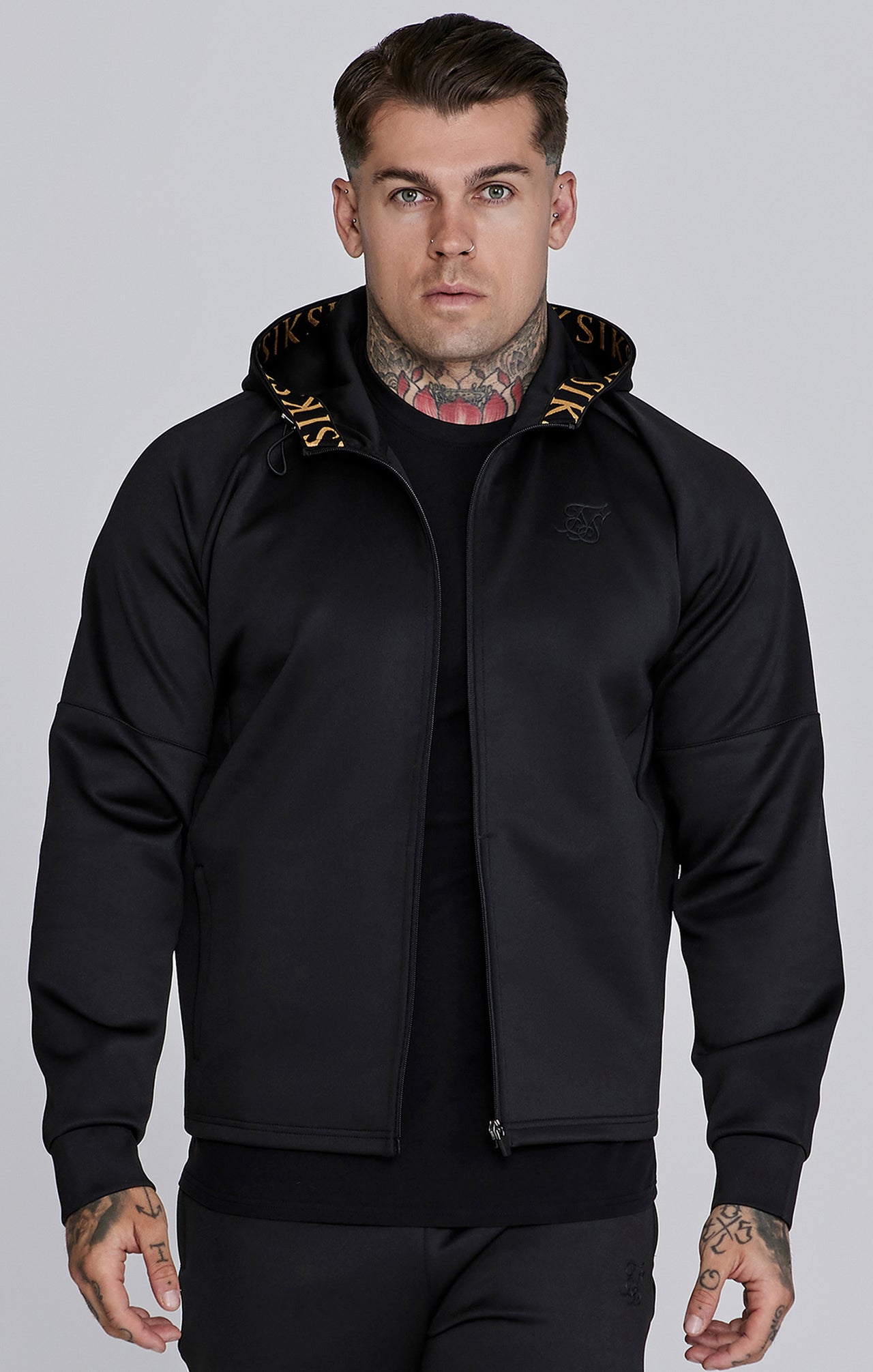 Black Full Zip Hoodie