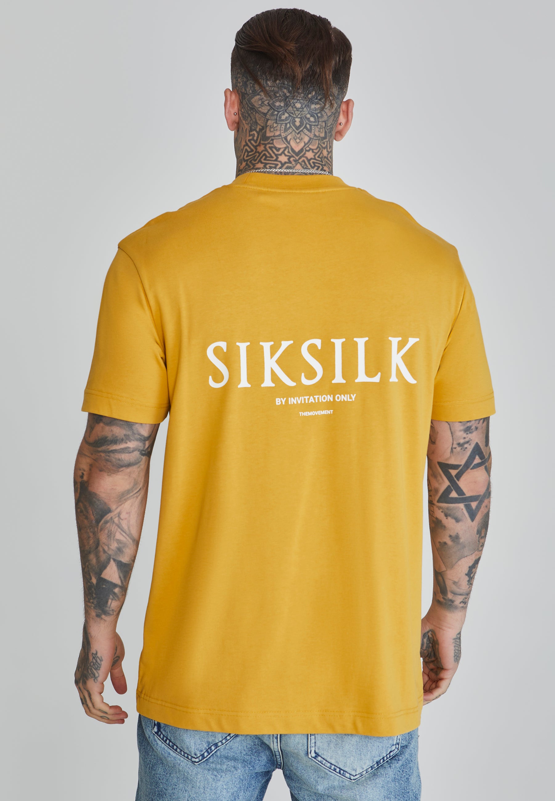 Camiseta amarilla gráfica para hombre SikSilk SikSilk ES