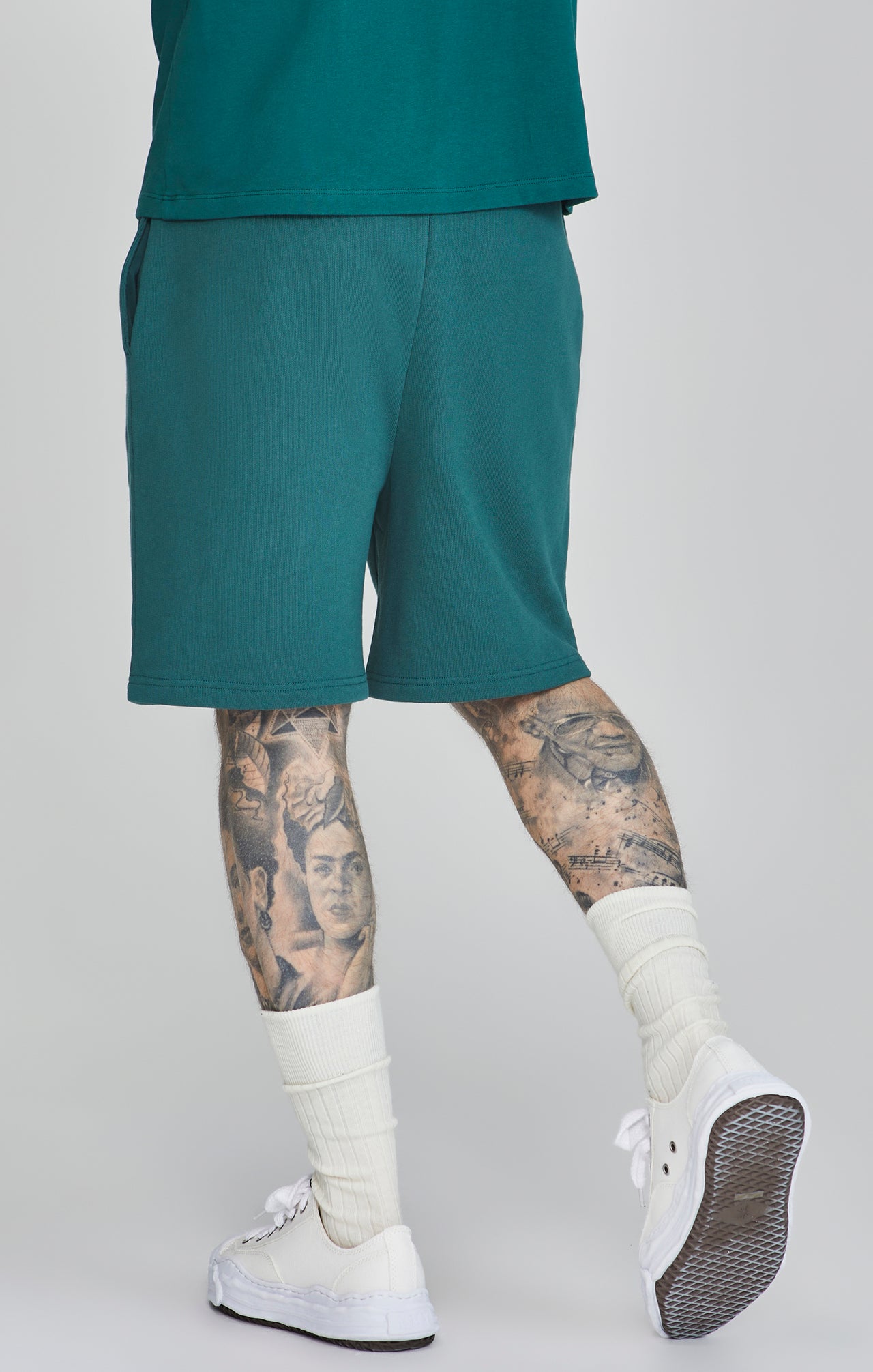 Green Logo Shorts (3)