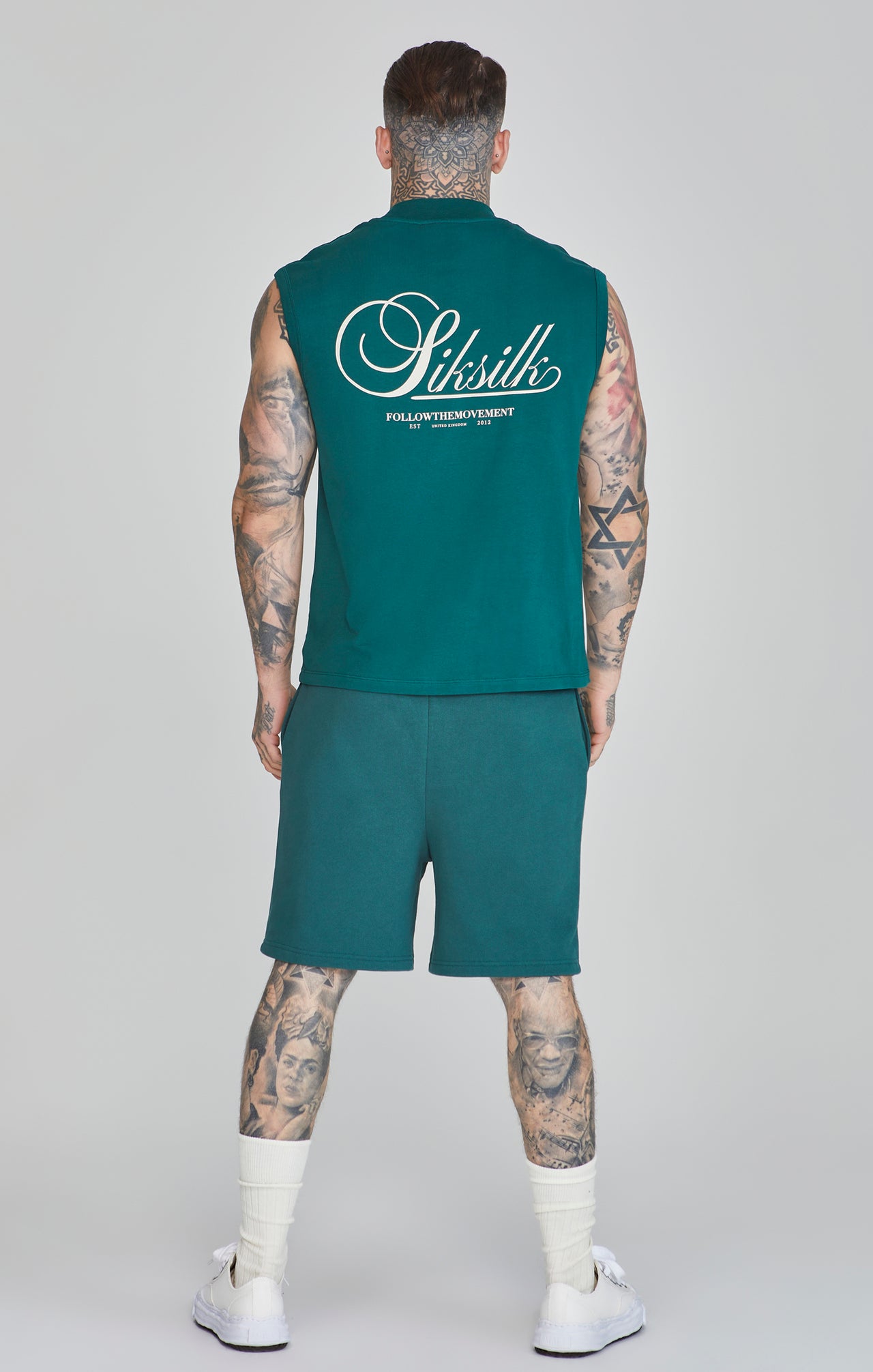 Green Logo Shorts (4)