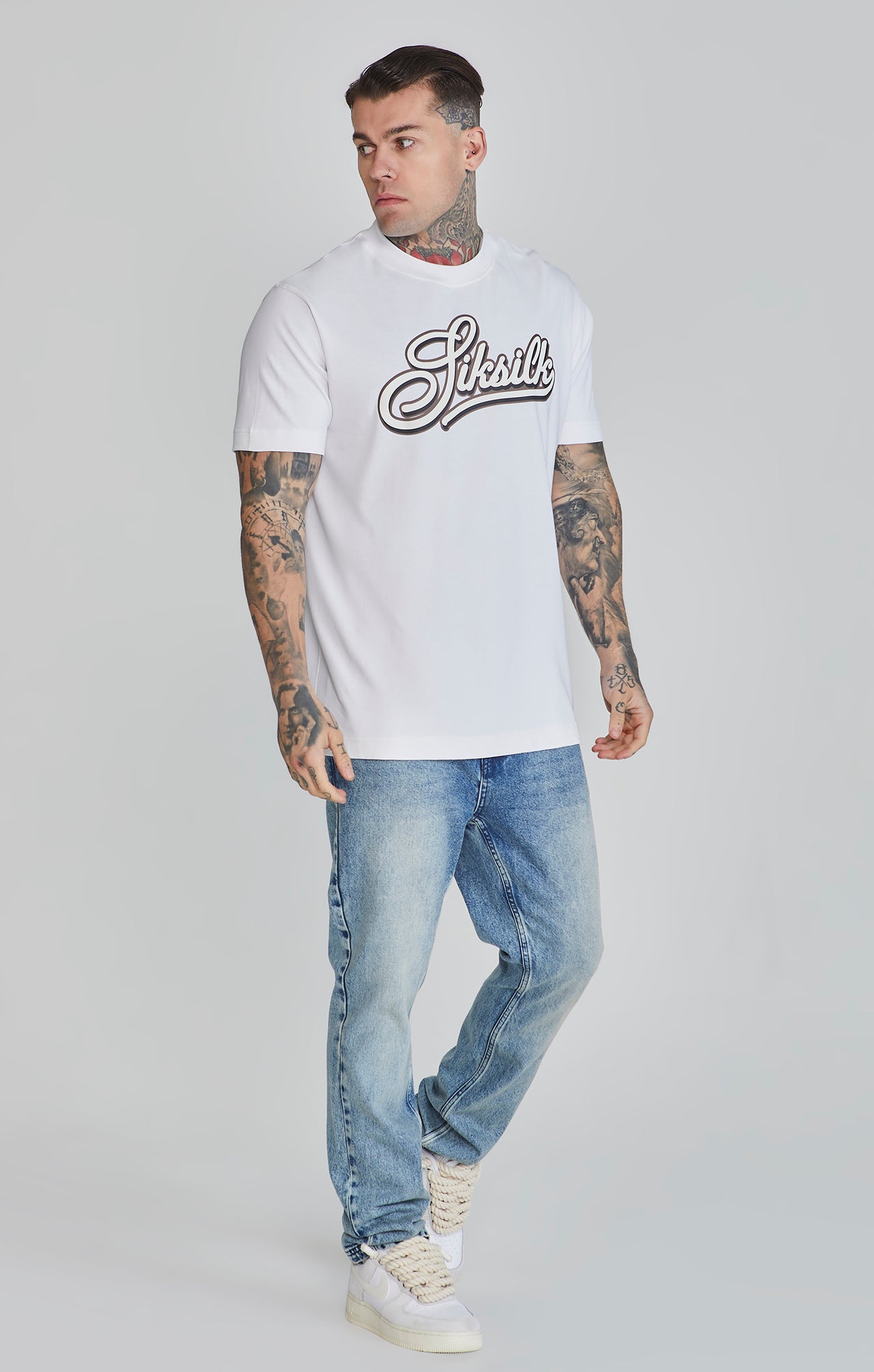 White Logo T-Shirt (3)