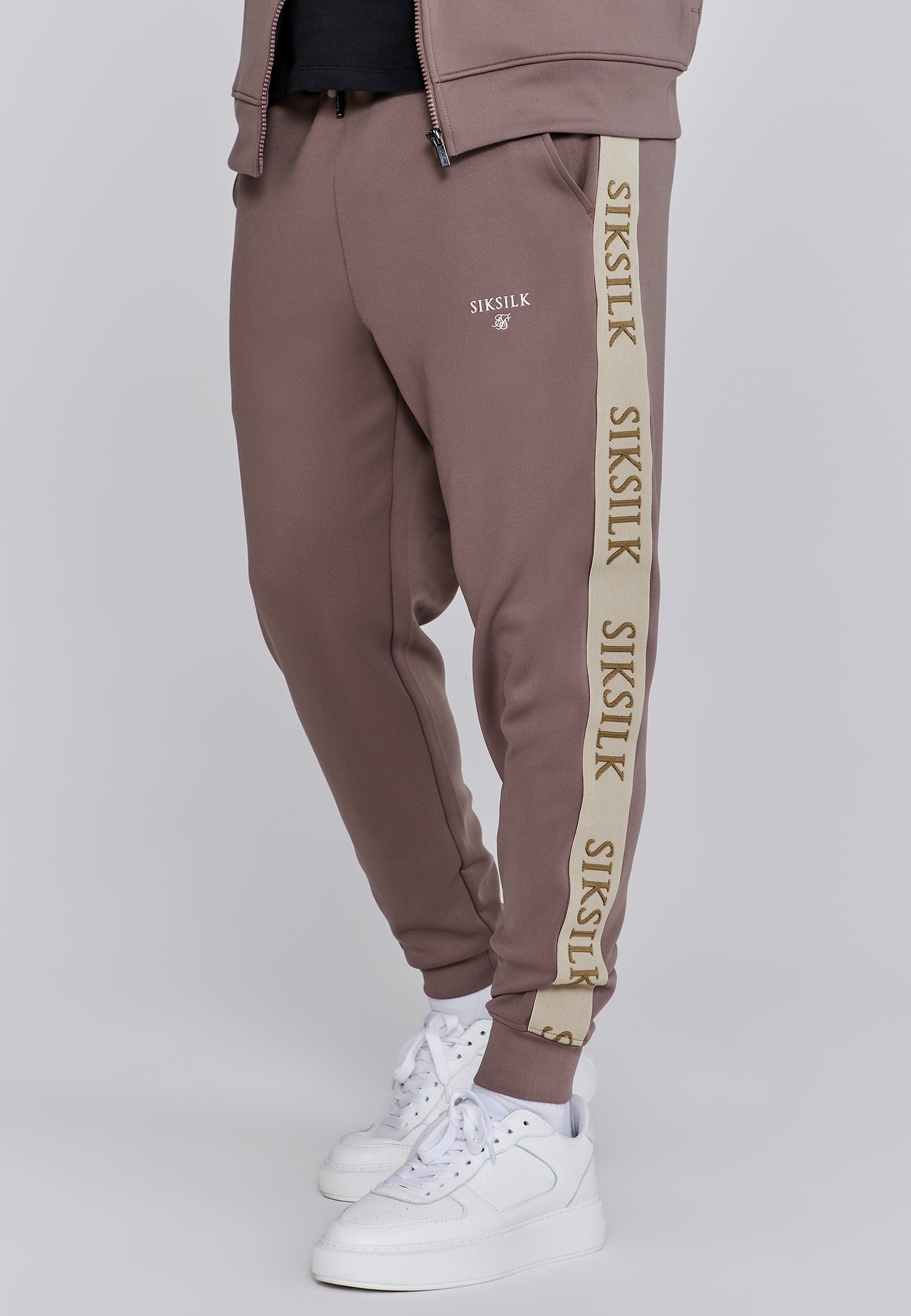 Brown Muscle Fit Joggers