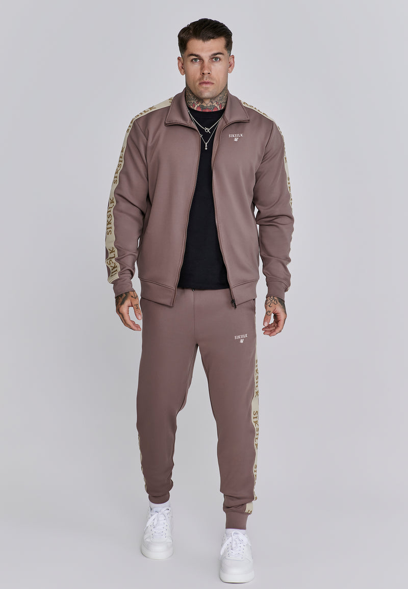 Brown Muscle Fit Joggers (1)