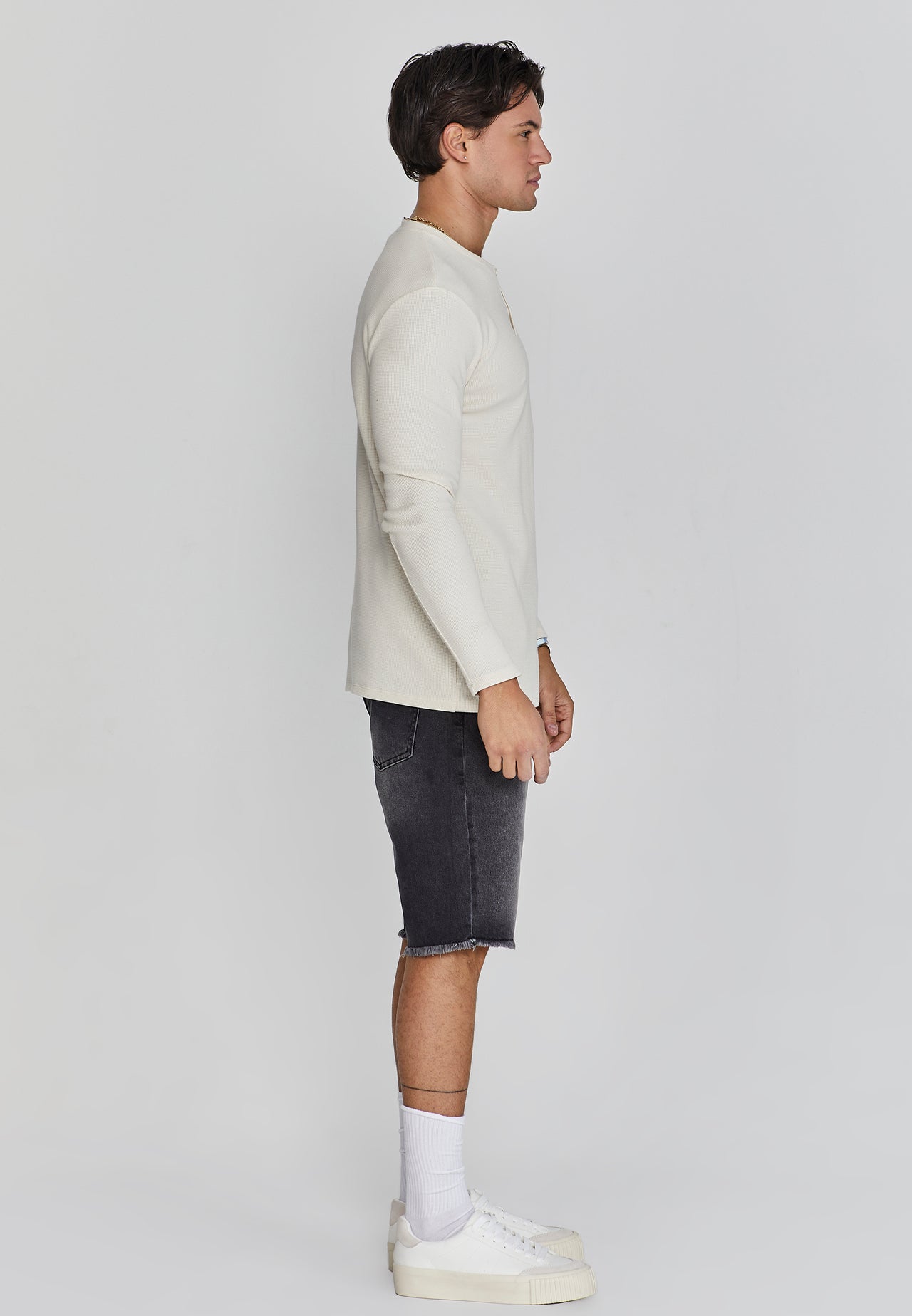 Ecru Henley T-Shirt (1)