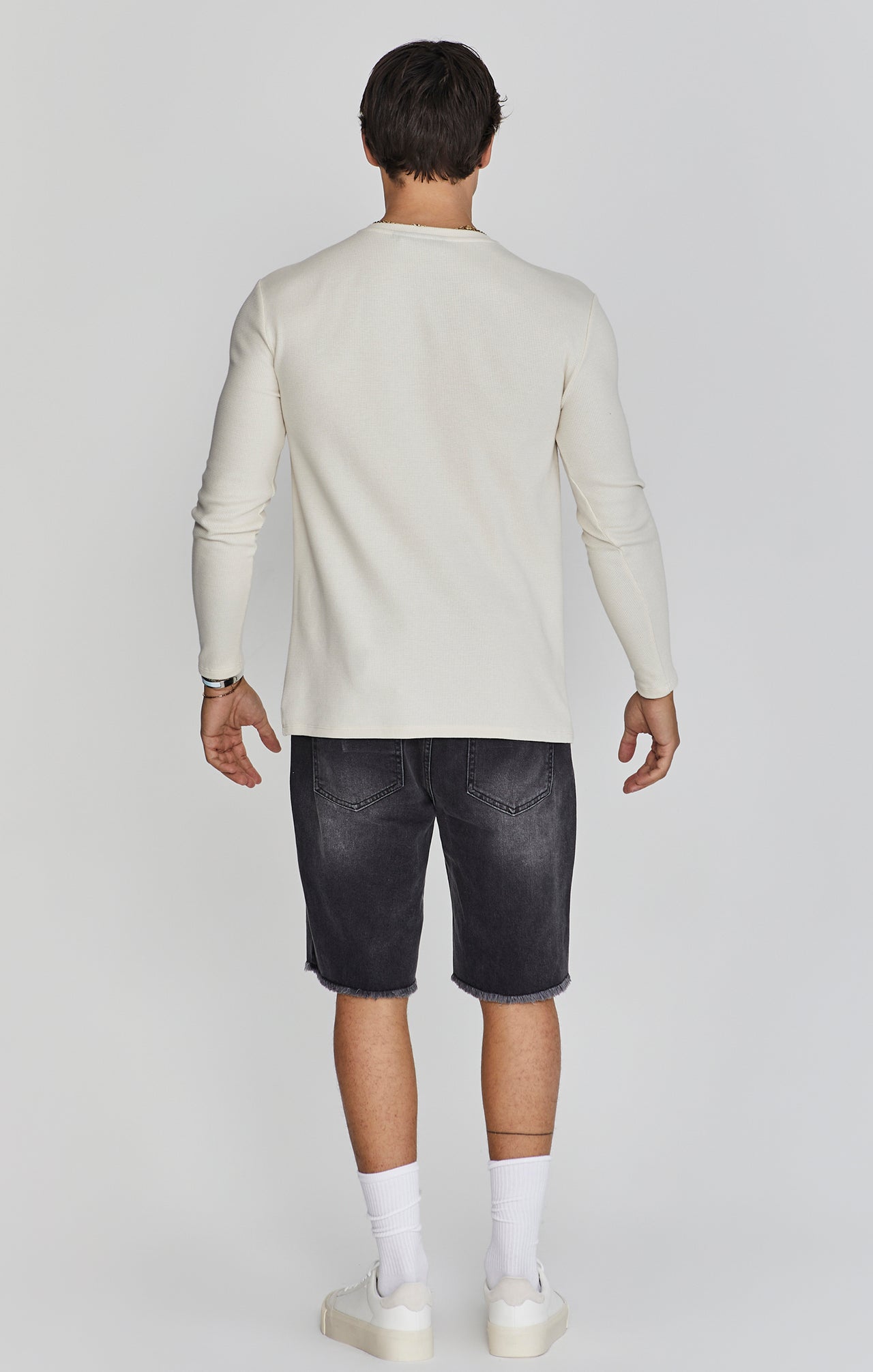 Ecru Henley T-Shirt (4)