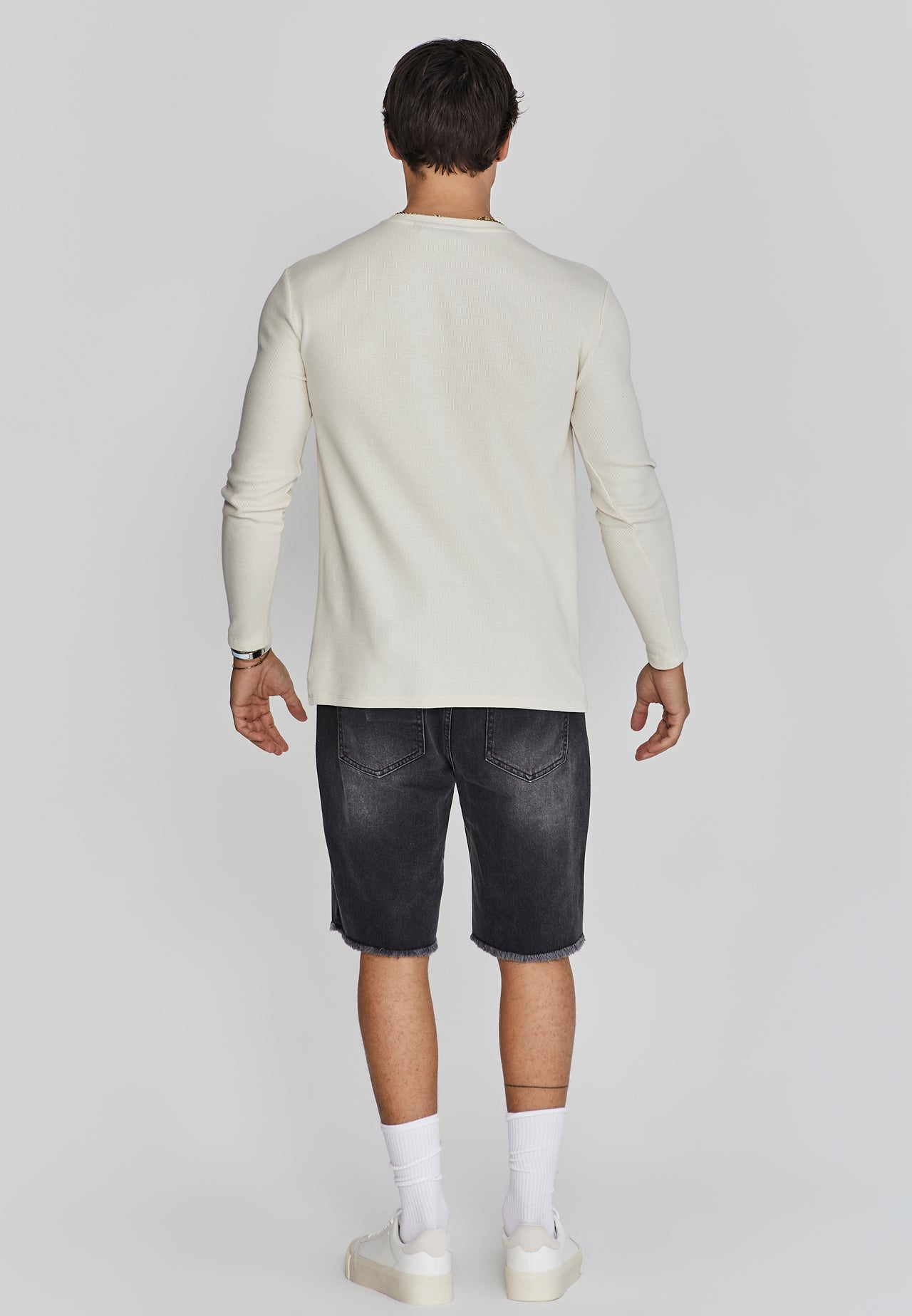 Ecru Henley T-Shirt (4)