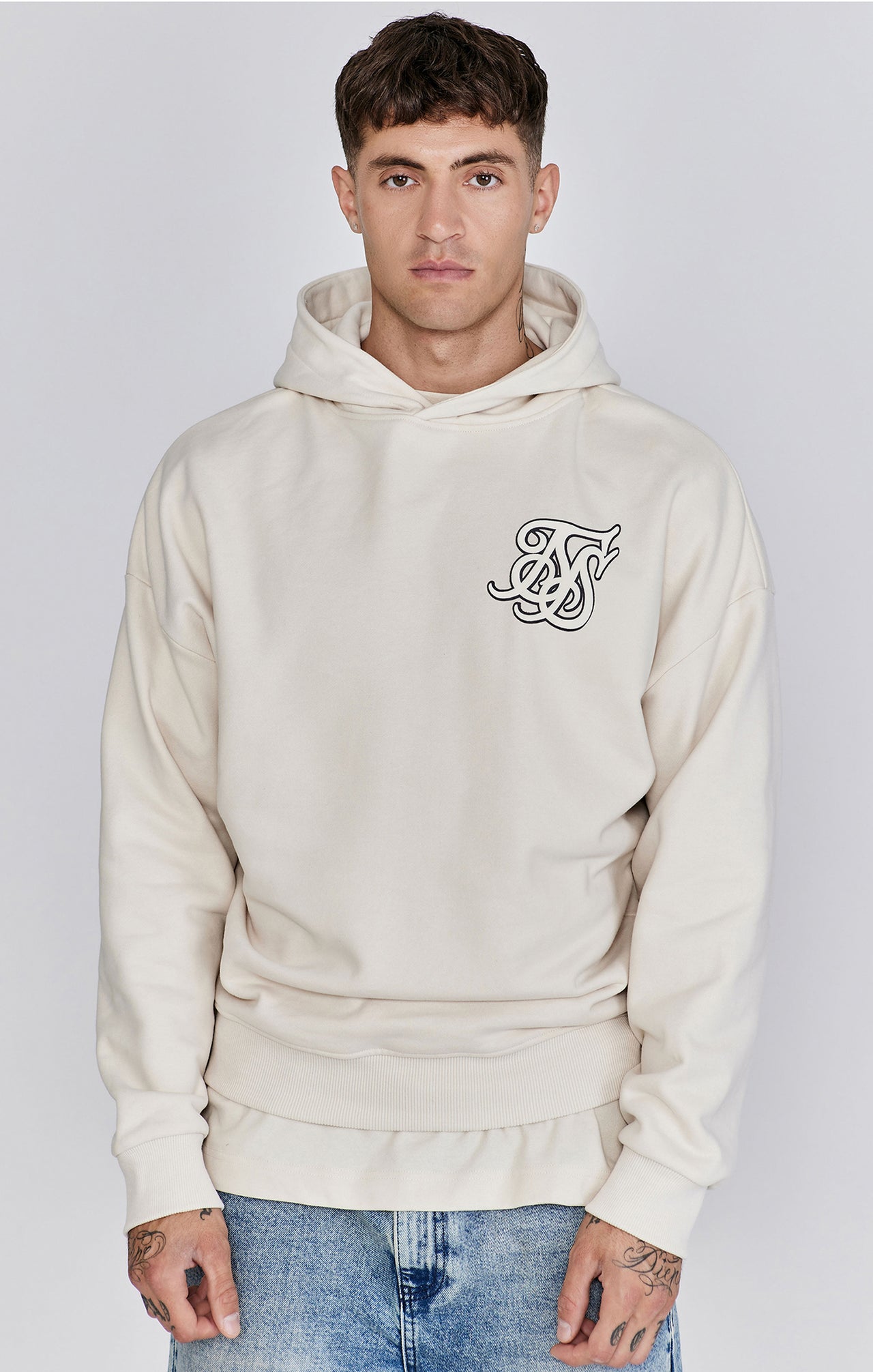 Ecru Graphic Hoodie