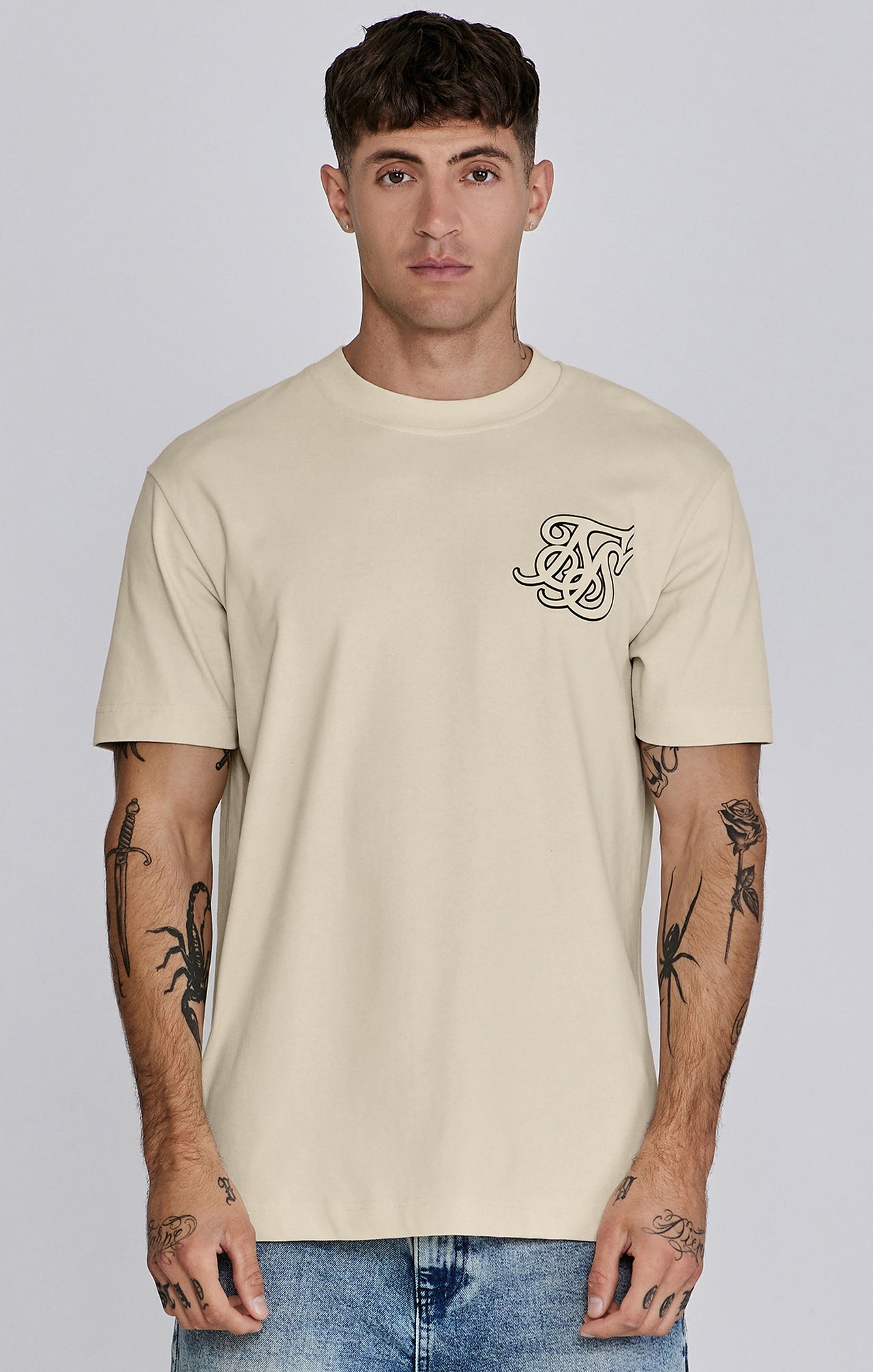 Ecru Logo T-Shirt