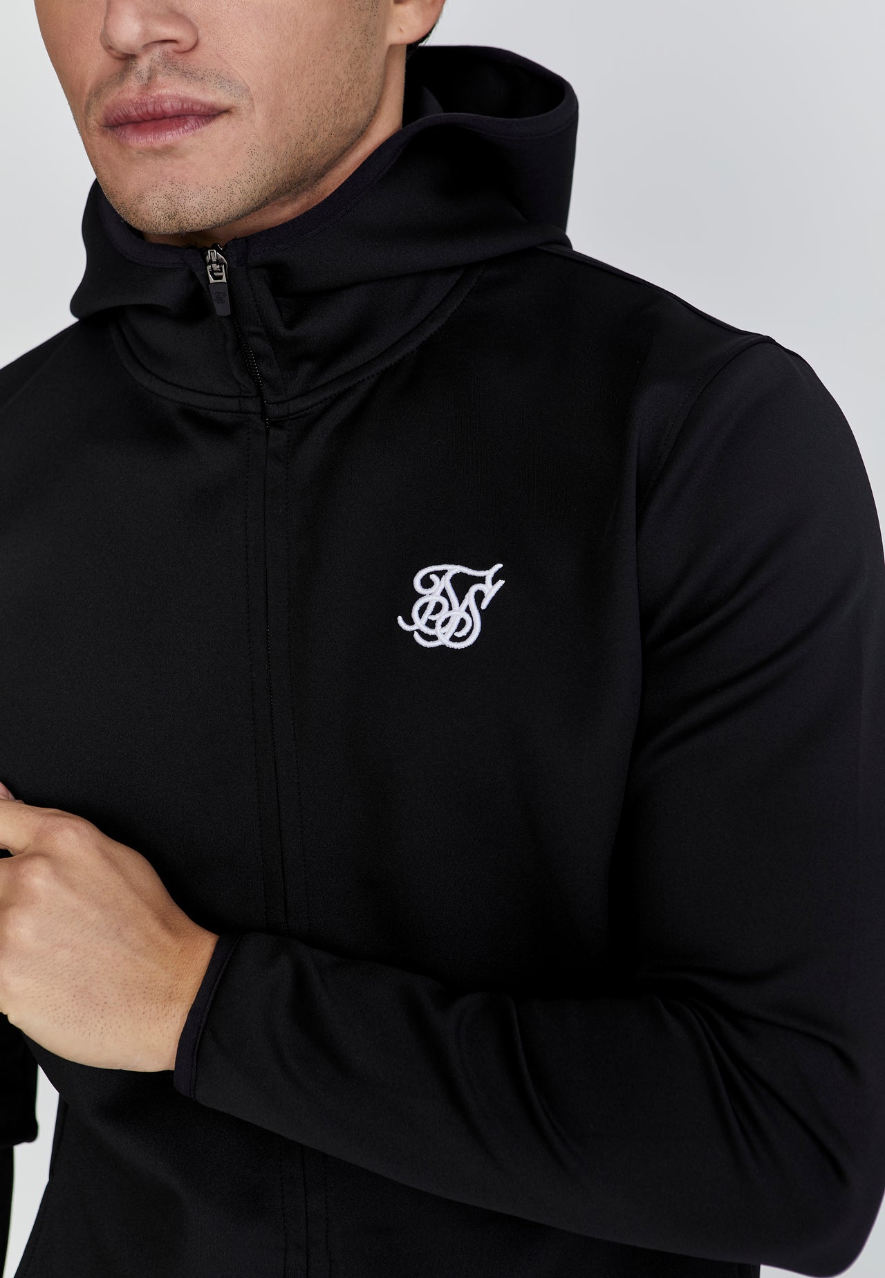 Black Full Zip Hoodie (2)