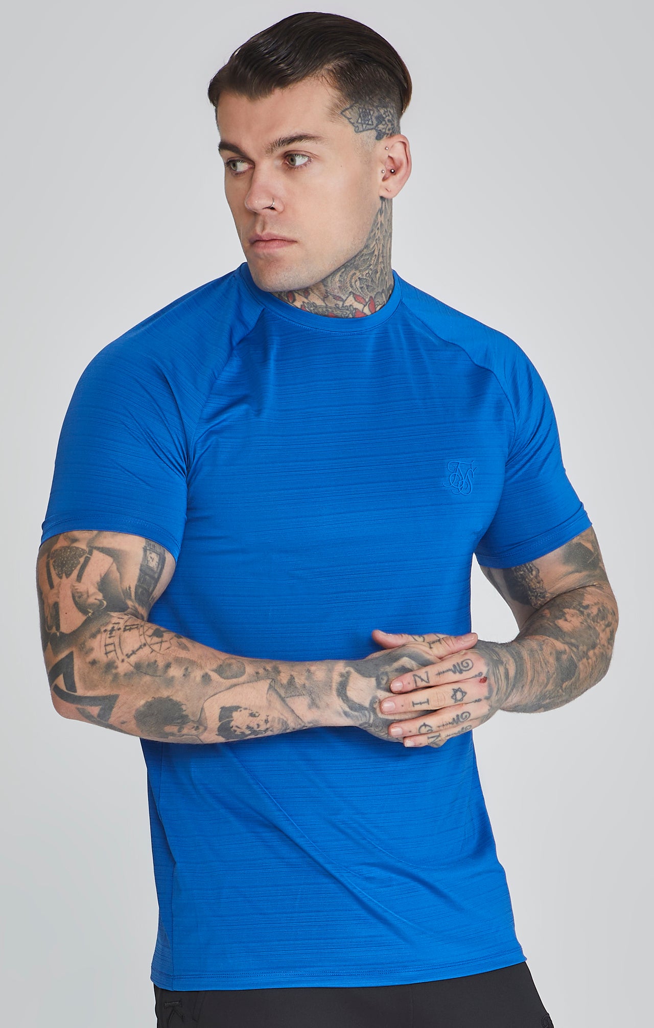 Blue Muscle Fit T-Shirt