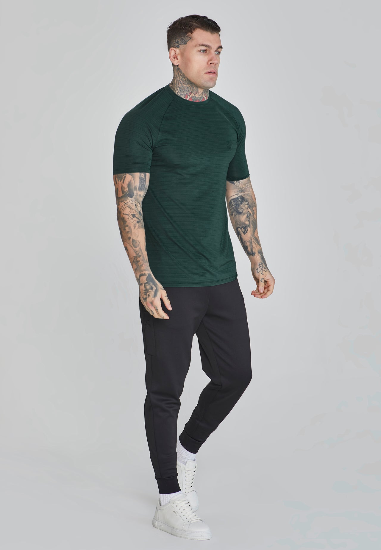 Green Muscle Fit T-Shirt (3)