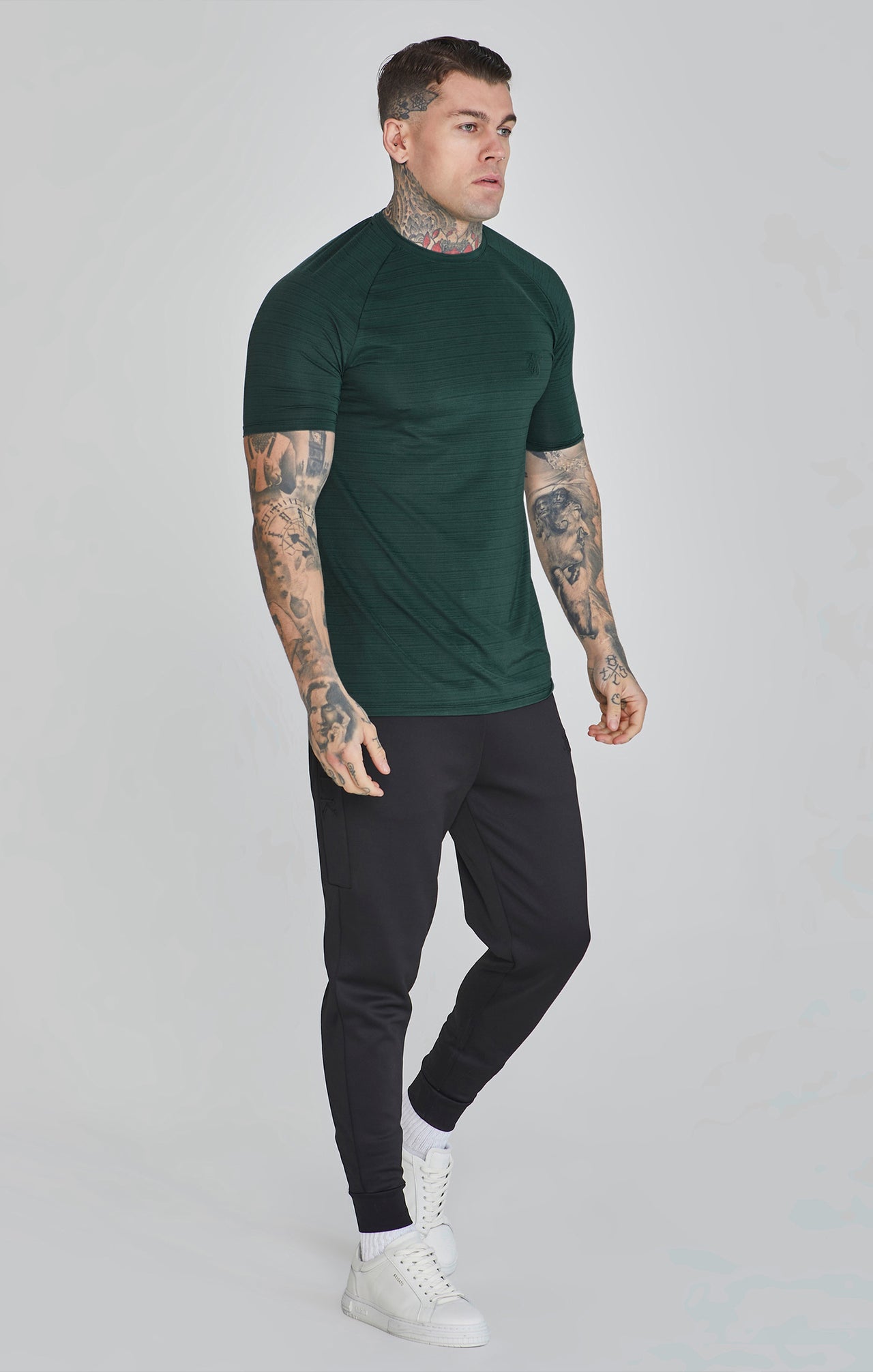 Green Muscle Fit T-Shirt (3)