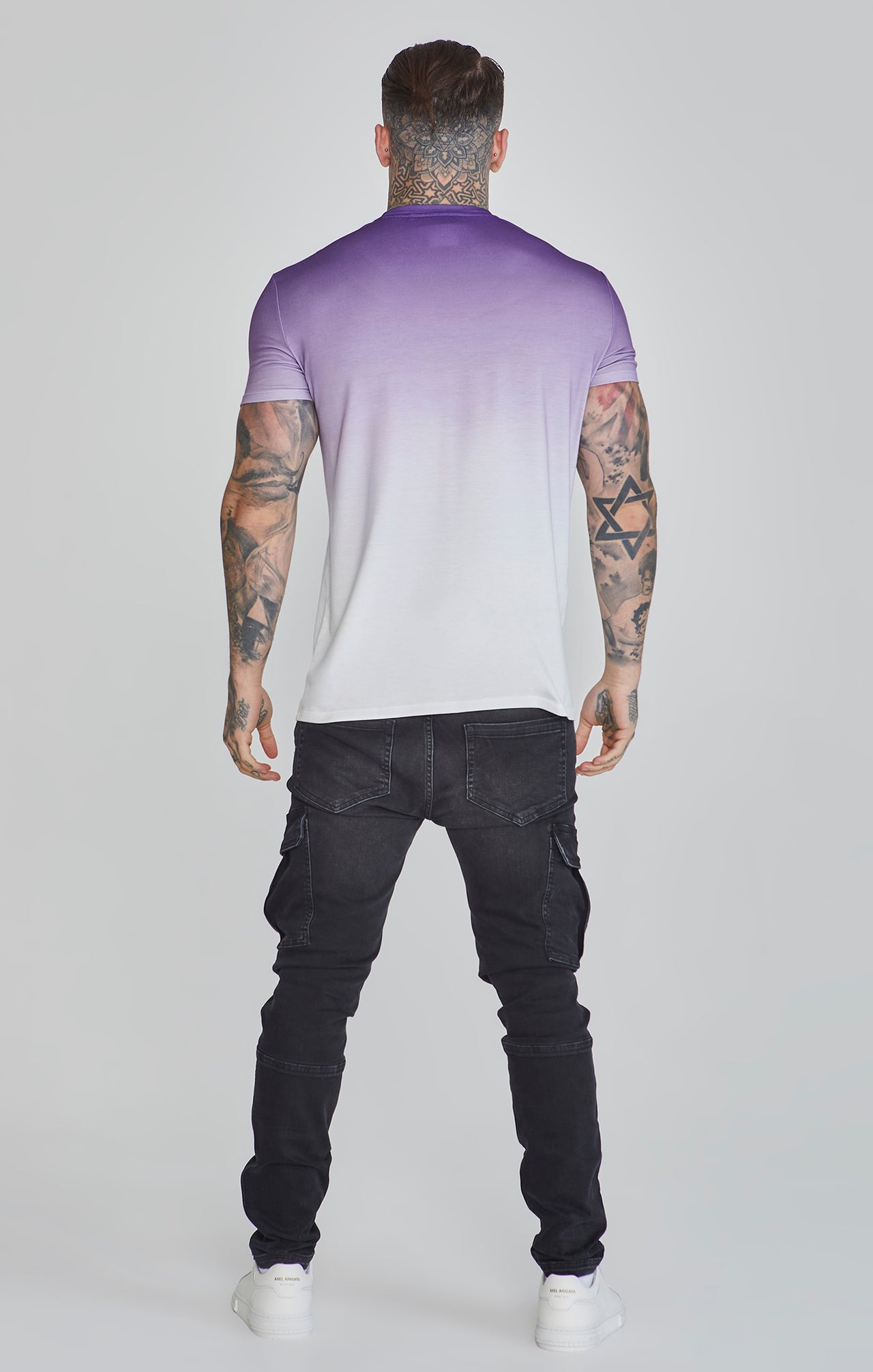 Purple White Fade T-Shirt (4)