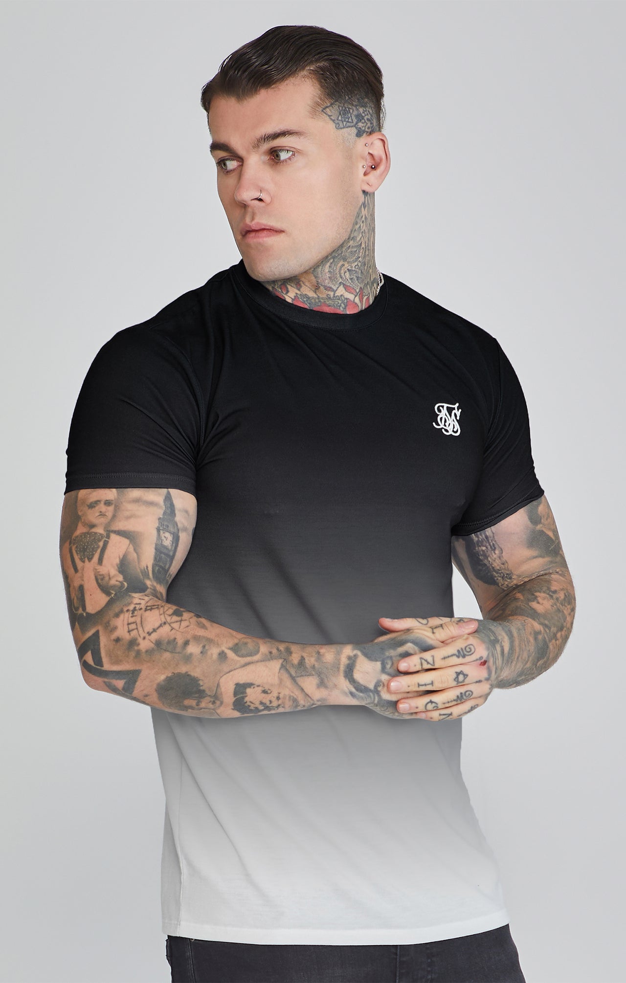 Black White Fade T-Shirt