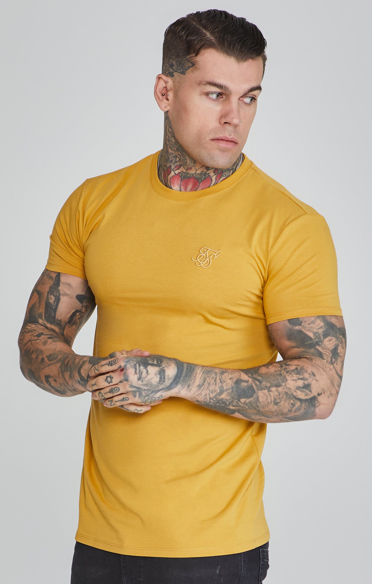 Yellow Muscle Fit T-Shirt