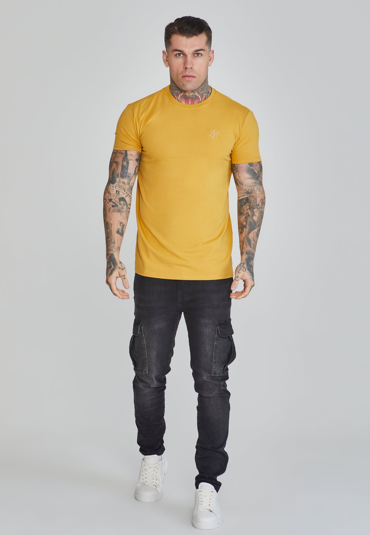 Yellow Muscle Fit T-Shirt (1)