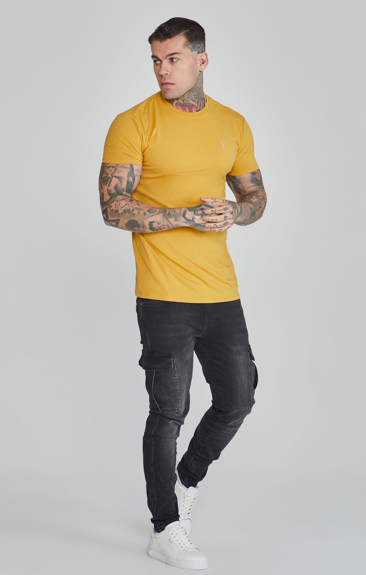 Yellow Muscle Fit T-Shirt (3)