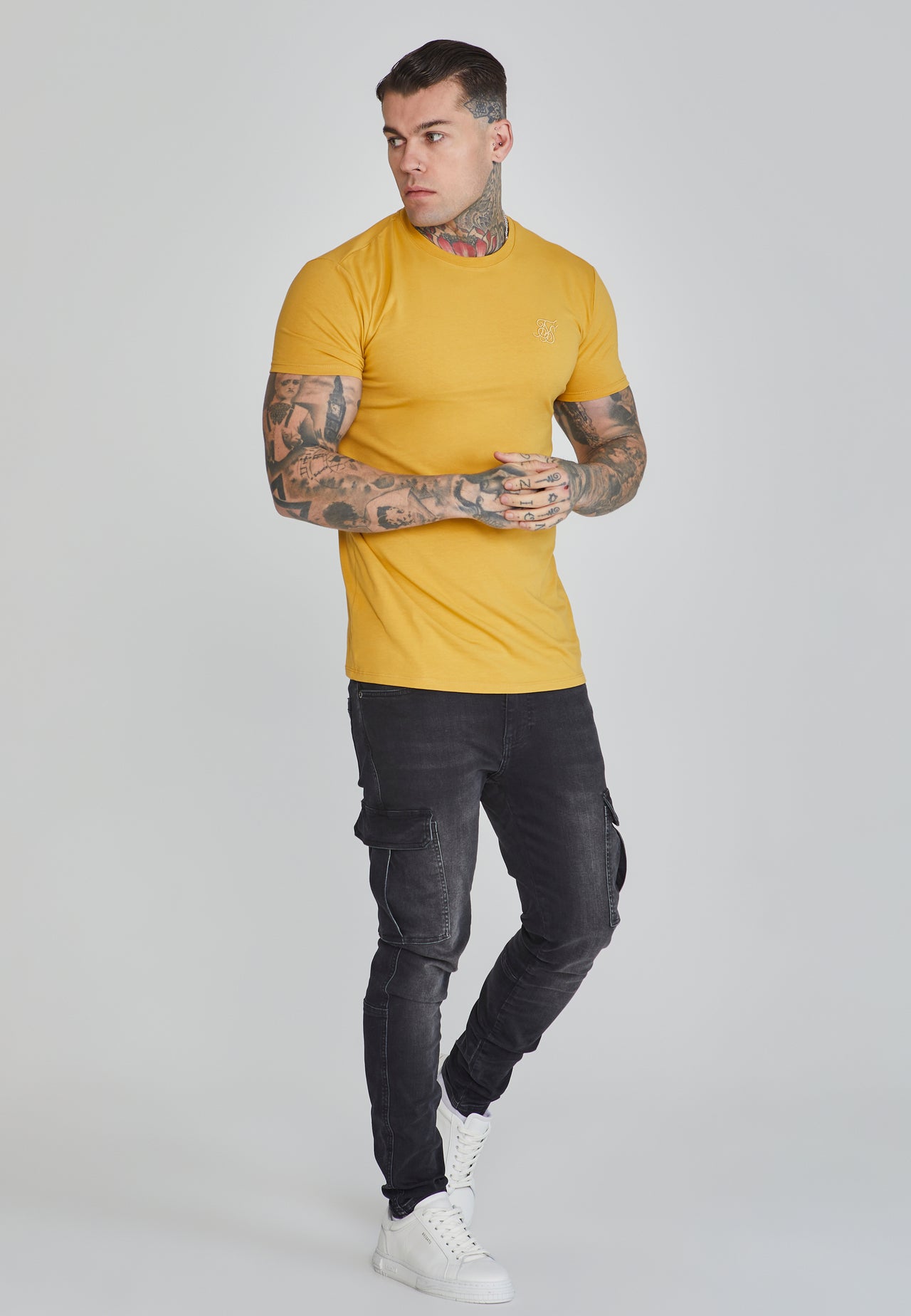 Yellow Muscle Fit T-Shirt (3)