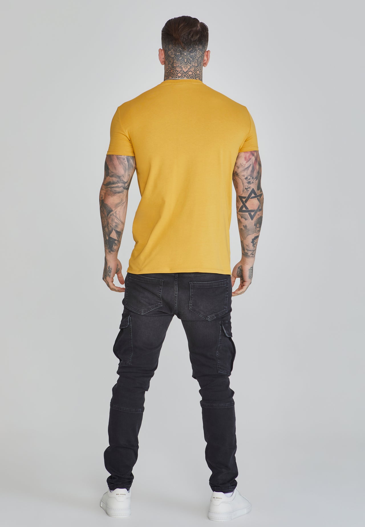 Yellow Muscle Fit T-Shirt (4)