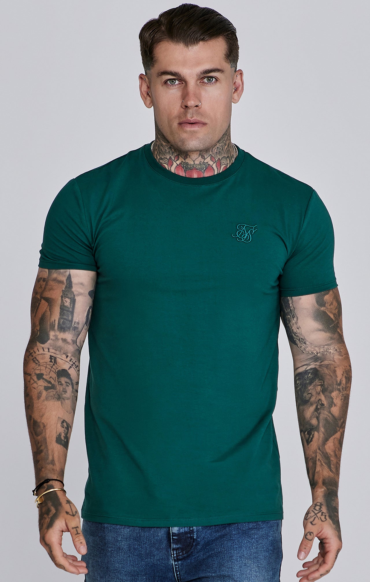 Green Muscle Fit T-Shirt